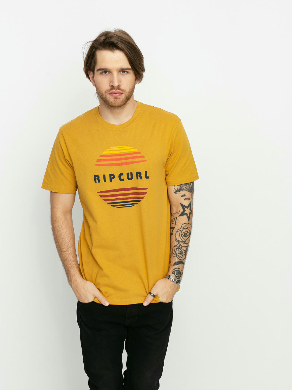 T-shirt Rip Curl El Mama (mustard)