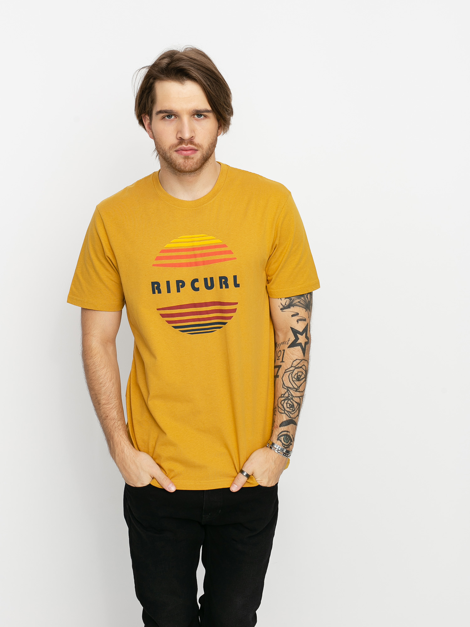 T-shirt Rip Curl El Mama (mustard)