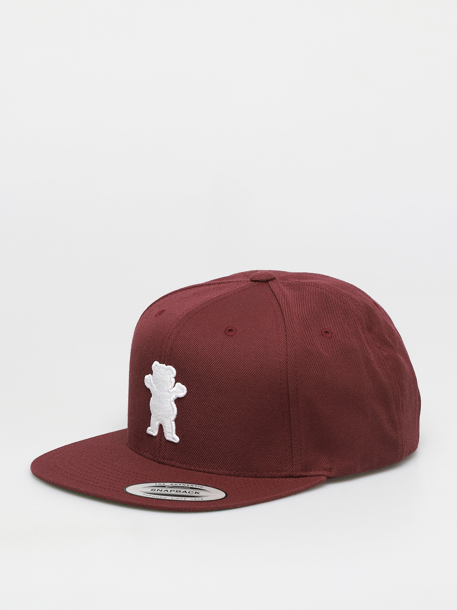 Czapka z daszkiem Grizzly Griptape OG Bear Snapback ZD (burgundy)