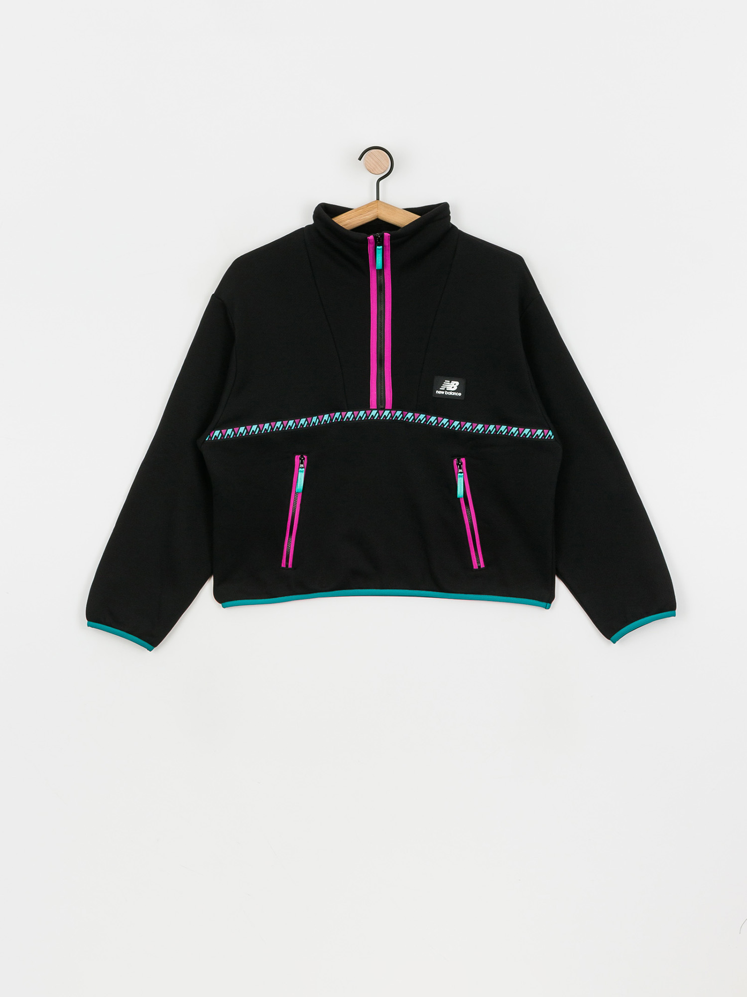 Bluza New Balance Terrain Reverse 1/4 Zip Wmn (black)