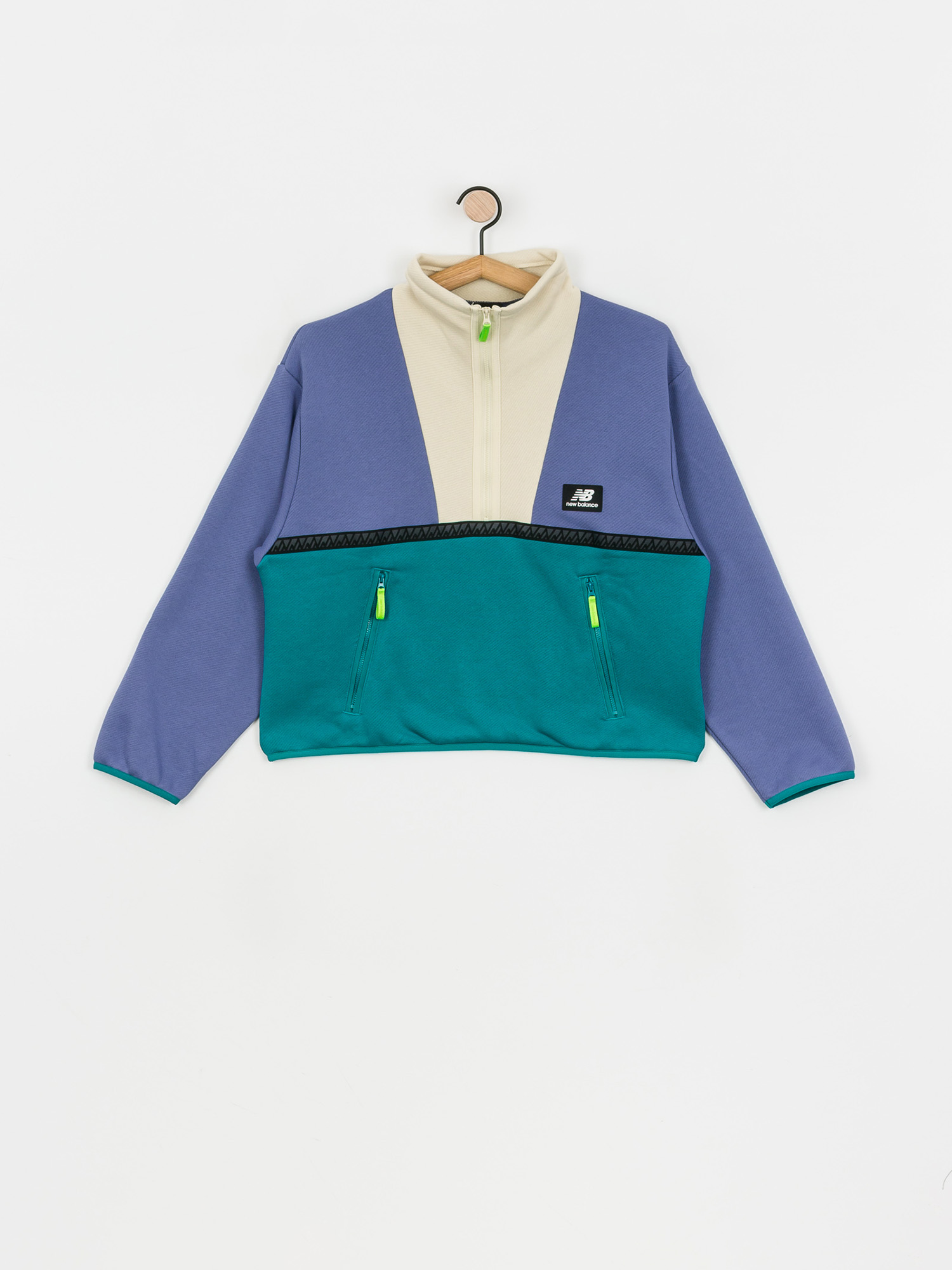 Bluza New Balance Terrain Reverse 1/4 Zip Wmn (purple)