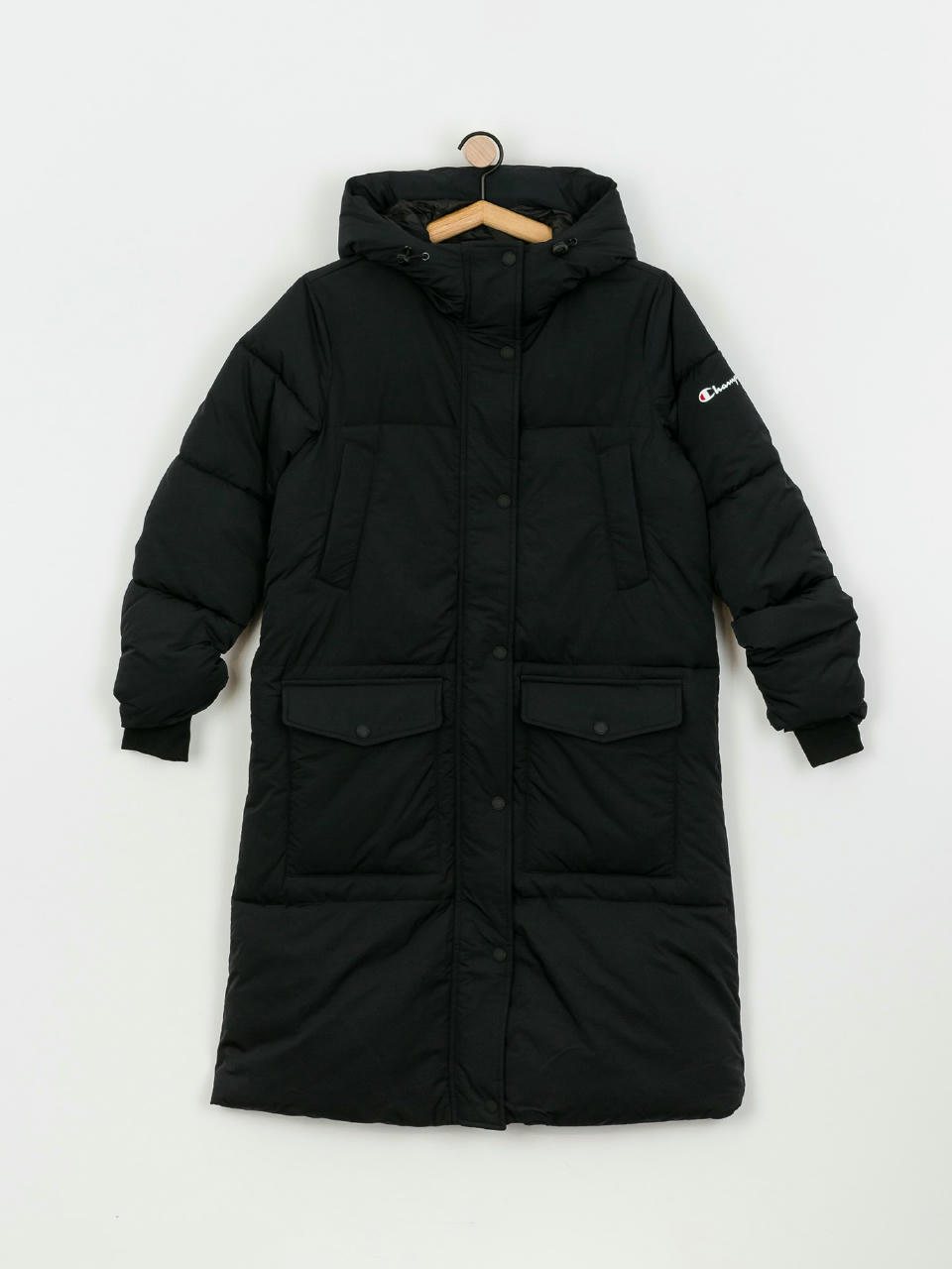 Kurtka Champion Hooded Jacket 113445 Wmn (nbk)