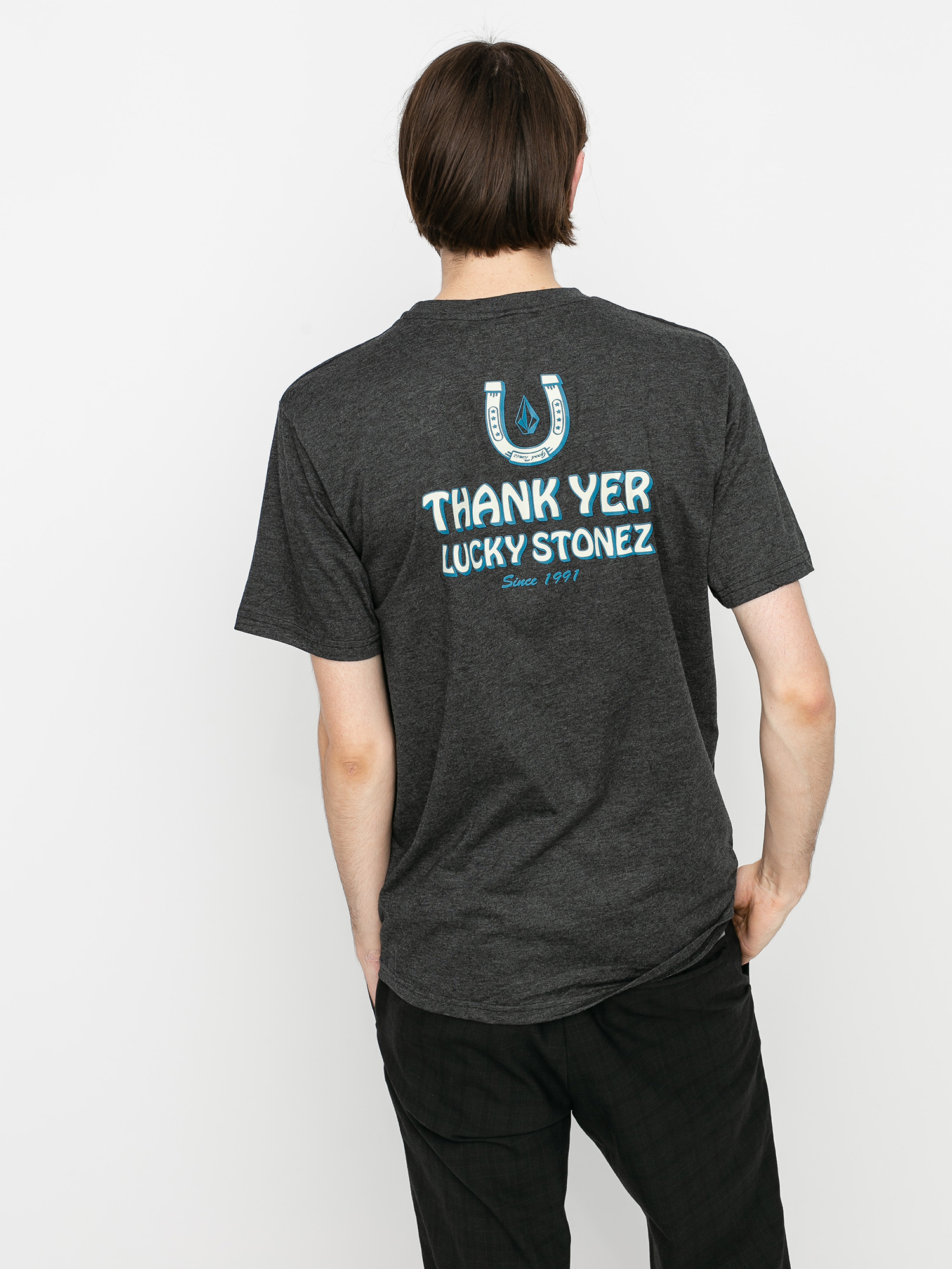 T-shirt Volcom Lucky Yew (heather black)