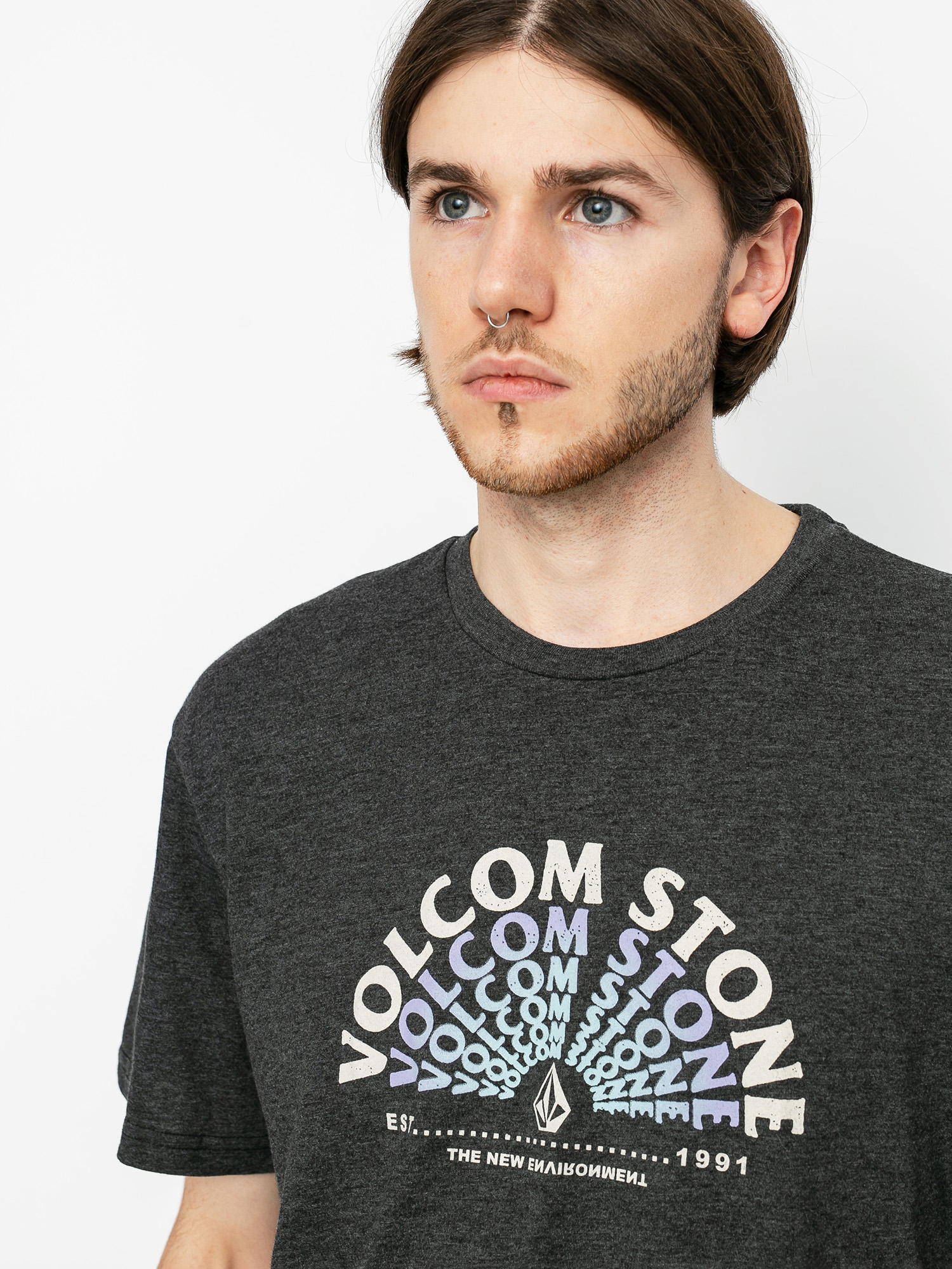 T-shirt Volcom Eminate (heather black)