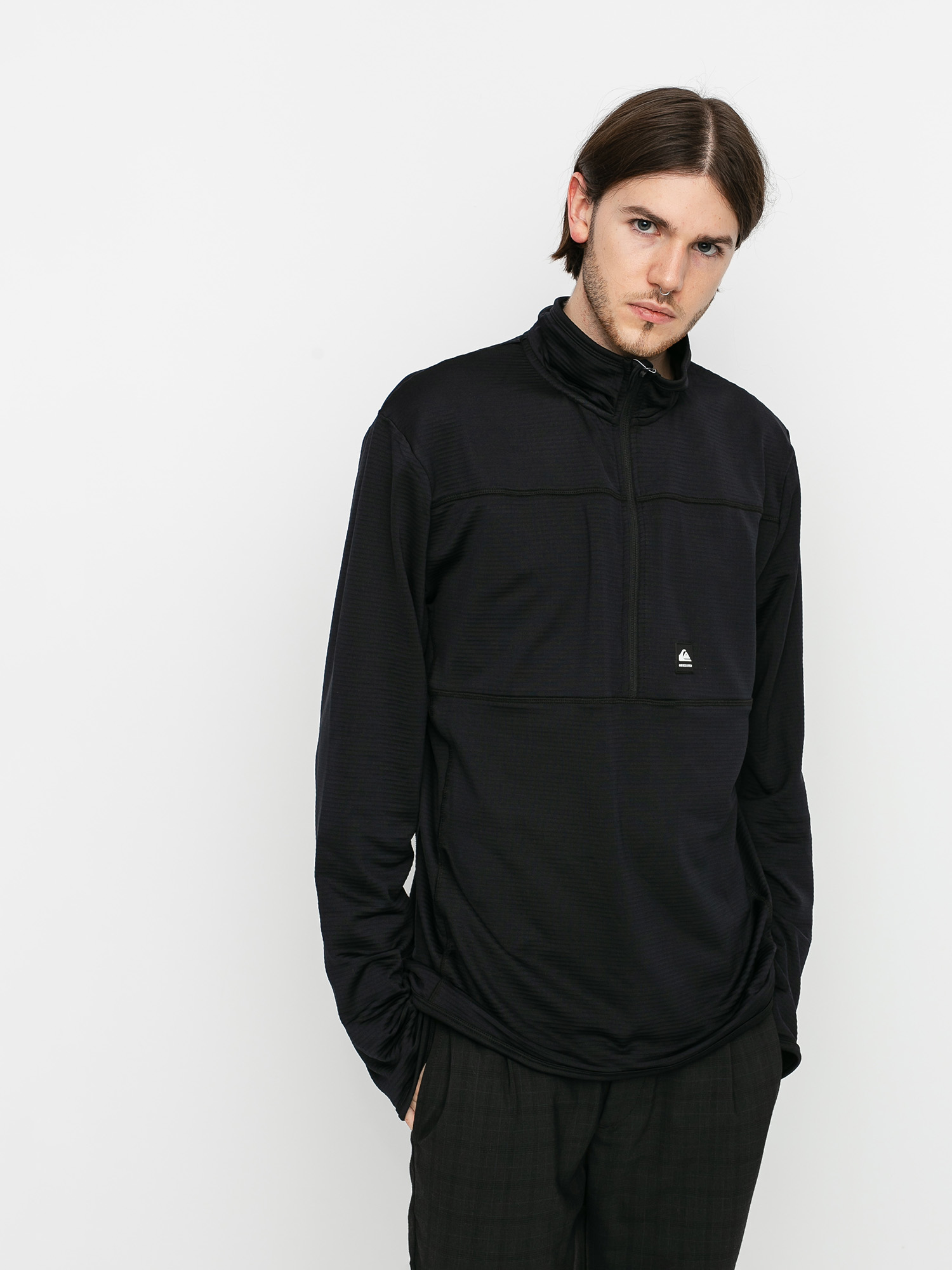 Męska Bluza aktywna Quiksilver Steep Point ZHD (true black)