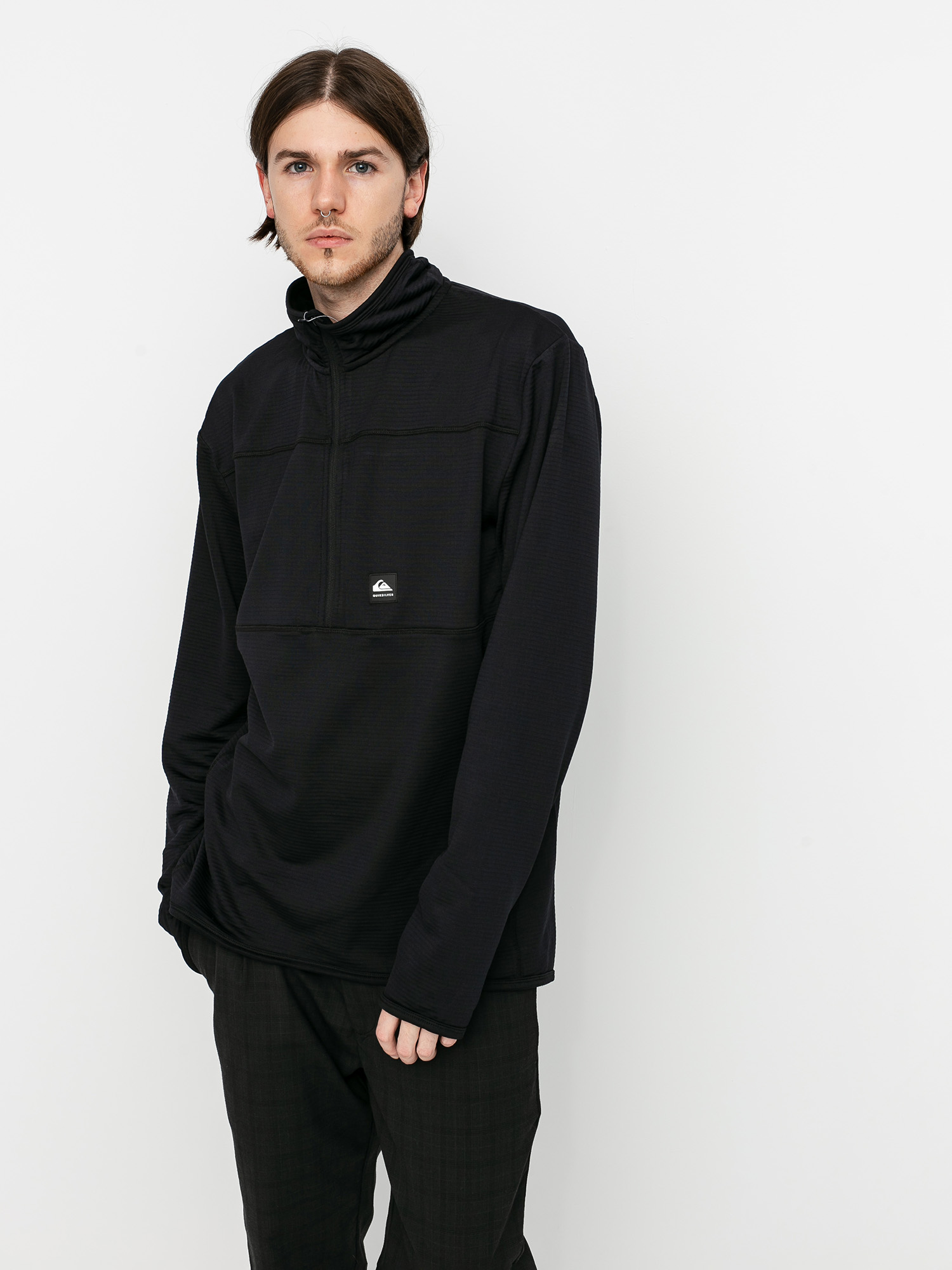 Męska Bluza aktywna Quiksilver Steep Point ZHD (true black)