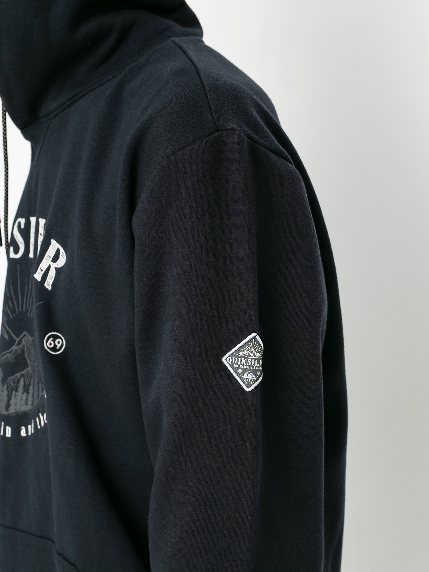 Męska Bluza aktywna Quiksilver Big Logo Snow HD (true black)