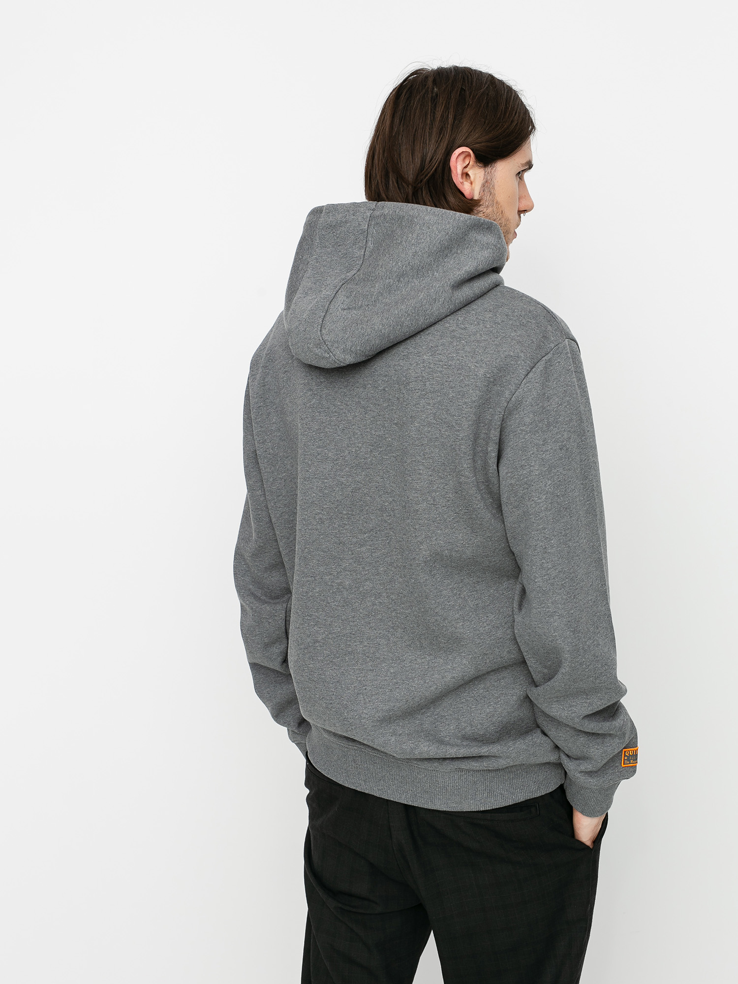 Męska Bluza aktywna Quiksilver Big Logo Snow HD (heather grey)