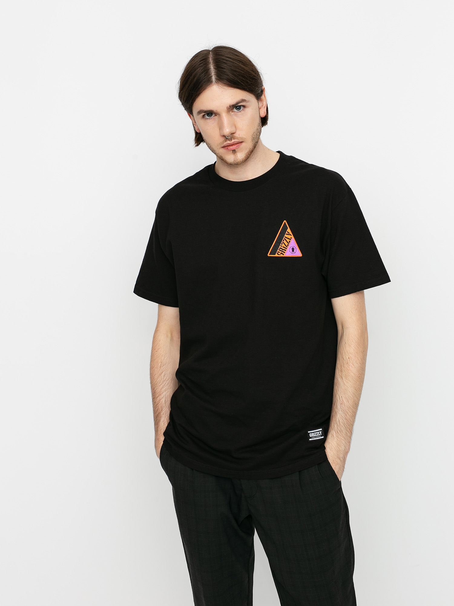 T-shirt Grizzly Griptape World Famous (black)