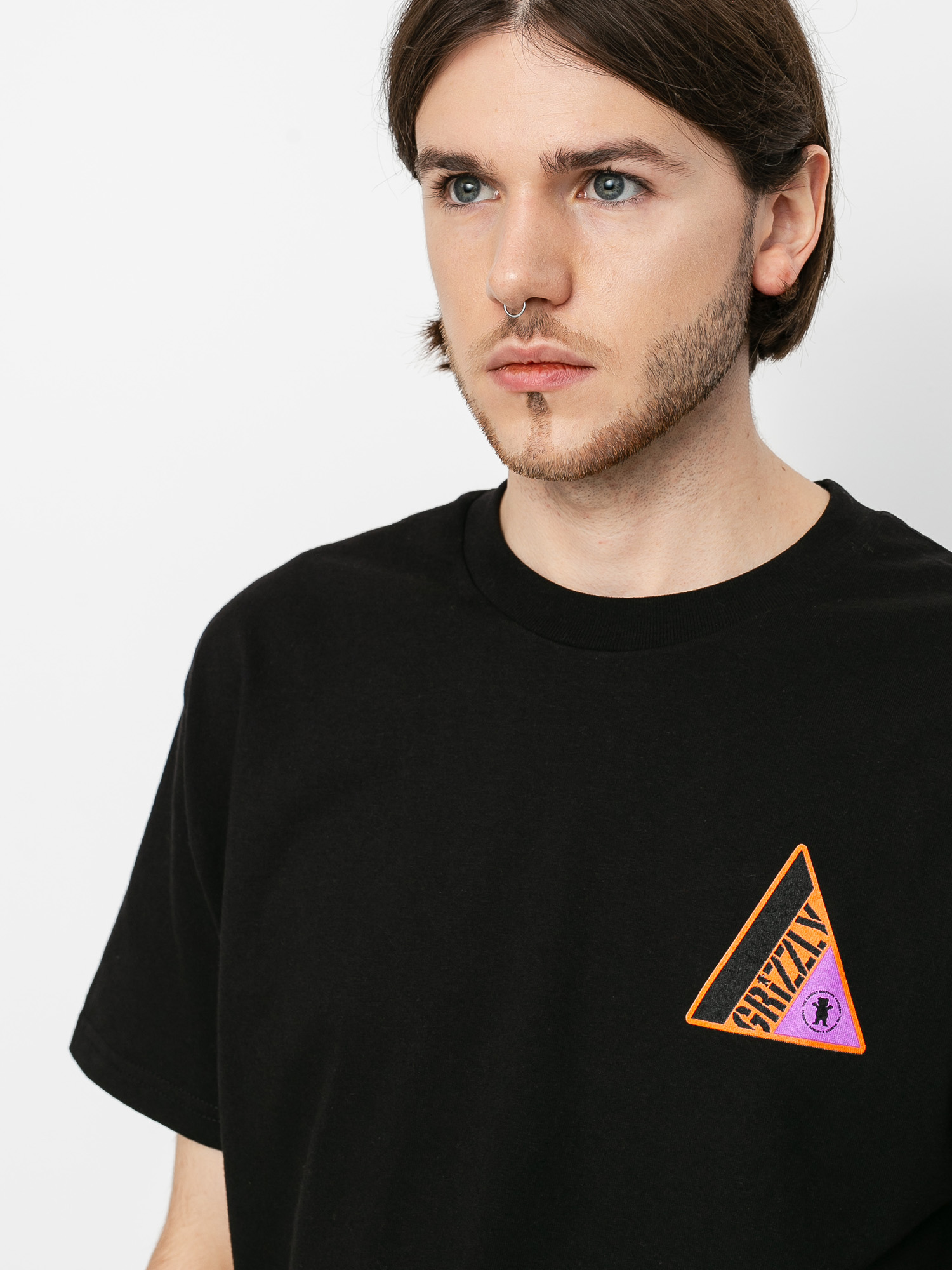 T-shirt Grizzly Griptape World Famous (black)