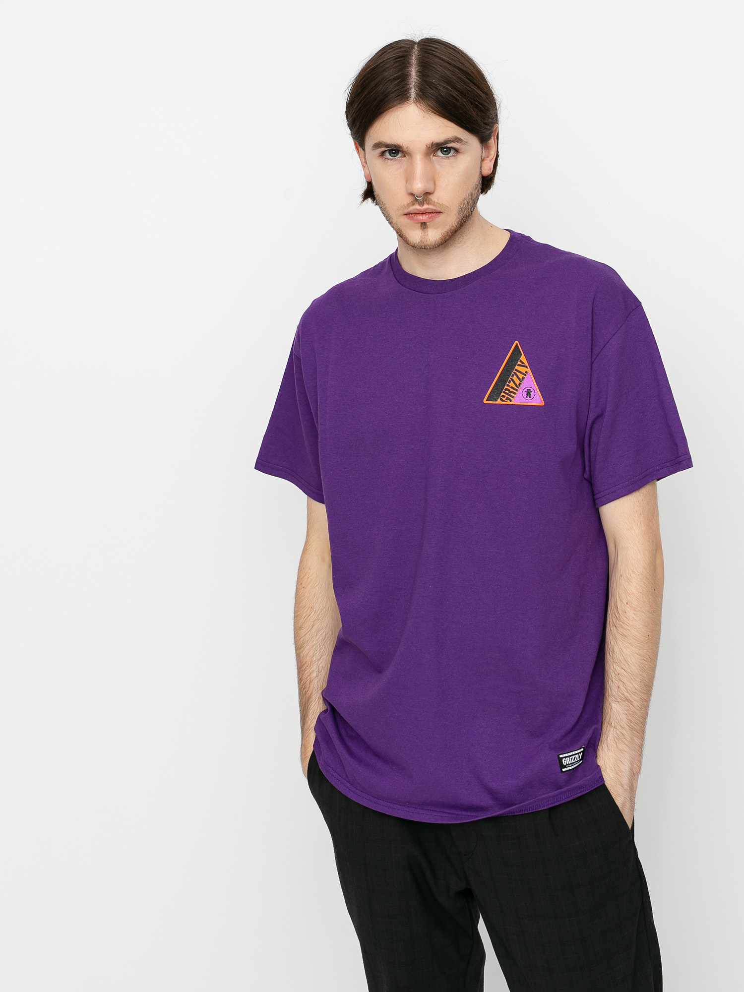 T-shirt Grizzly Griptape World Famous (purple)
