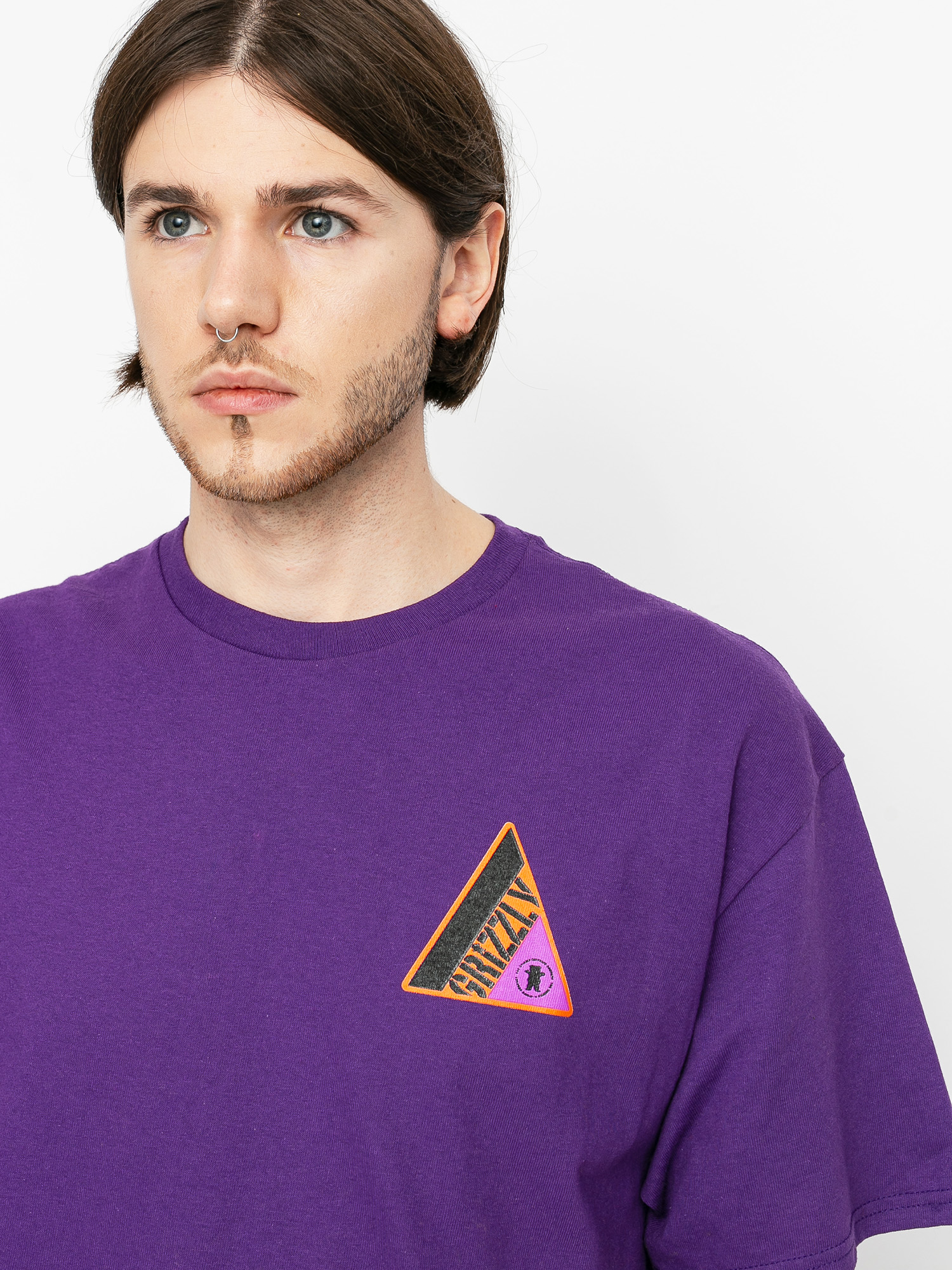 T-shirt Grizzly Griptape World Famous (purple)