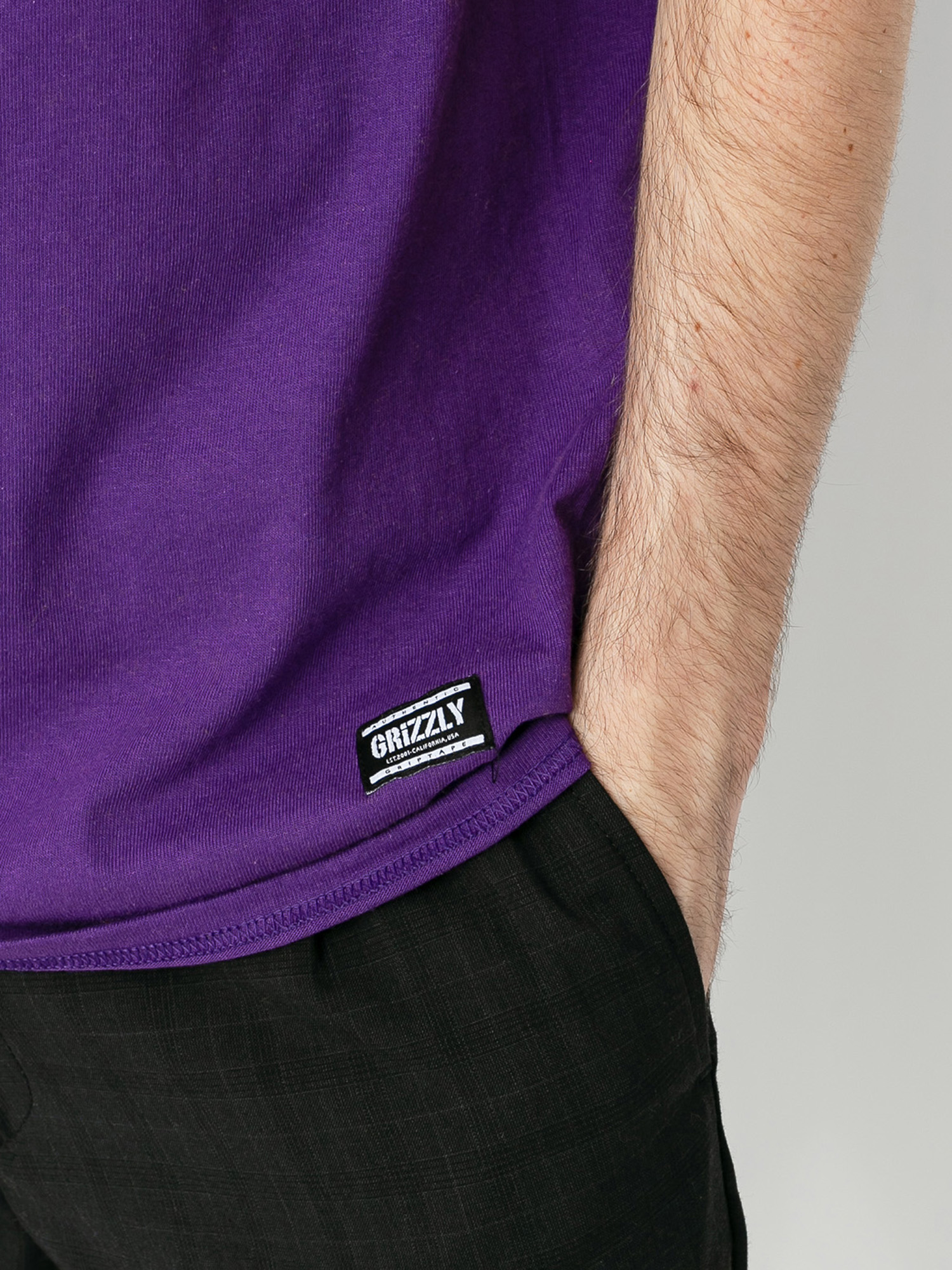 T-shirt Grizzly Griptape World Famous (purple)