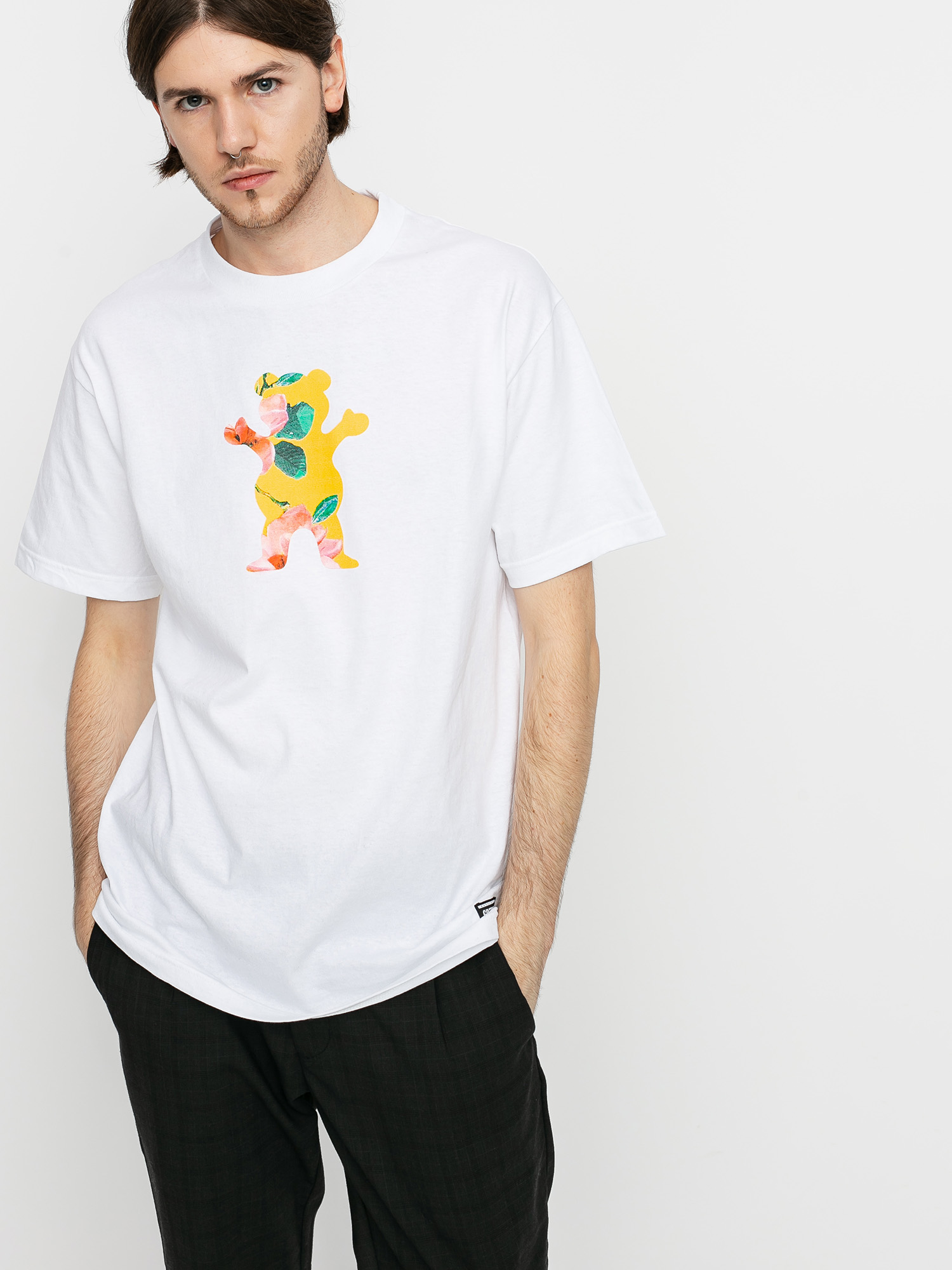 T-shirt Grizzly Griptape Blossom OG Bear (white)