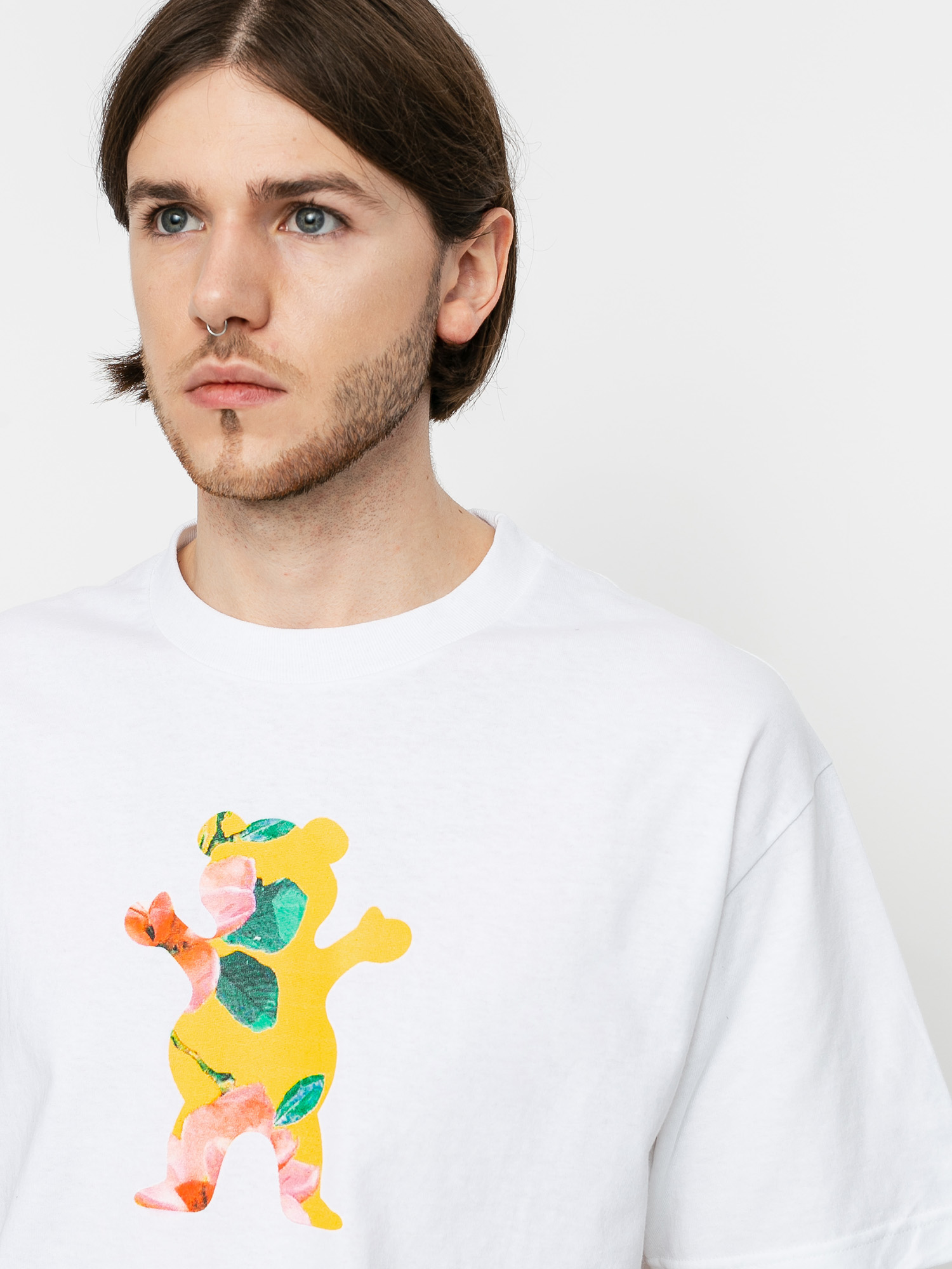 T-shirt Grizzly Griptape Blossom OG Bear (white)