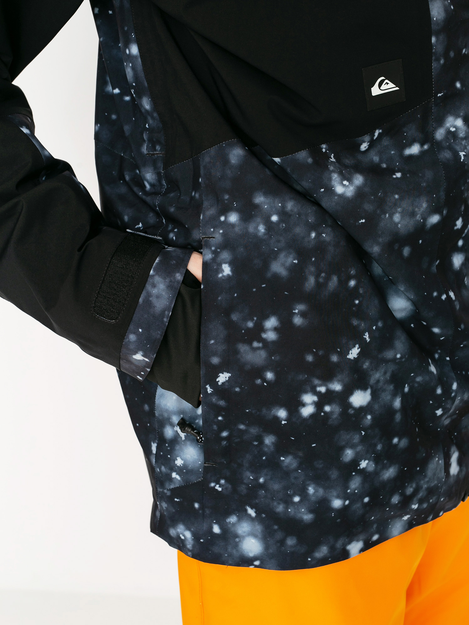 Męska Kurtka snowboardowa Quiksilver Forever 2L Gore-Tex (true black woolflakes)