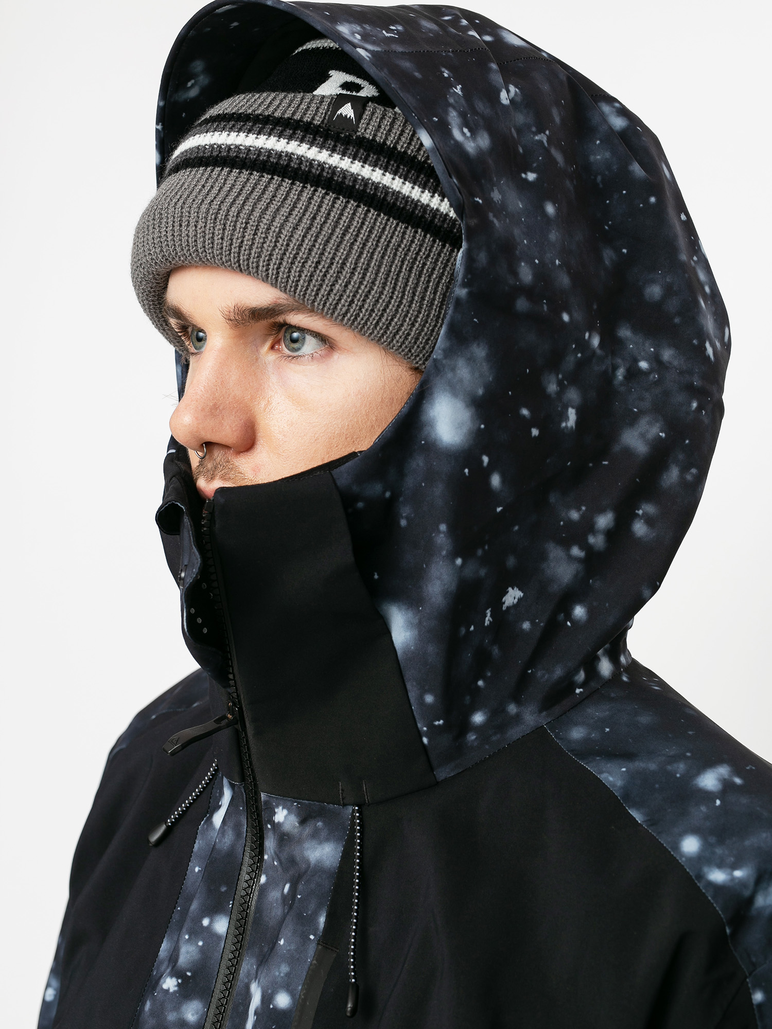 Męska Kurtka snowboardowa Quiksilver Forever 2L Gore-Tex (true black woolflakes)