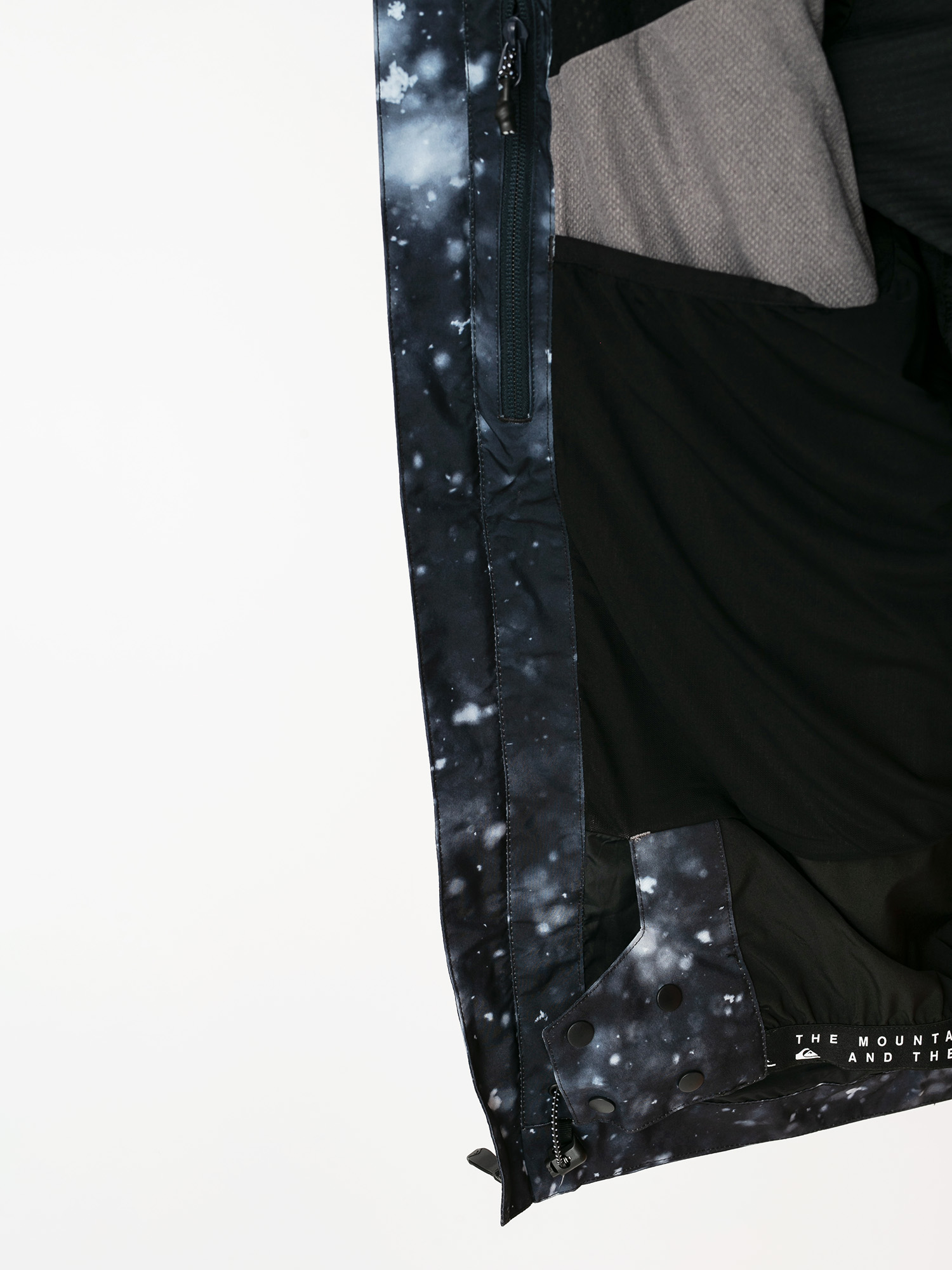 Męska Kurtka snowboardowa Quiksilver Forever 2L Gore-Tex (true black woolflakes)
