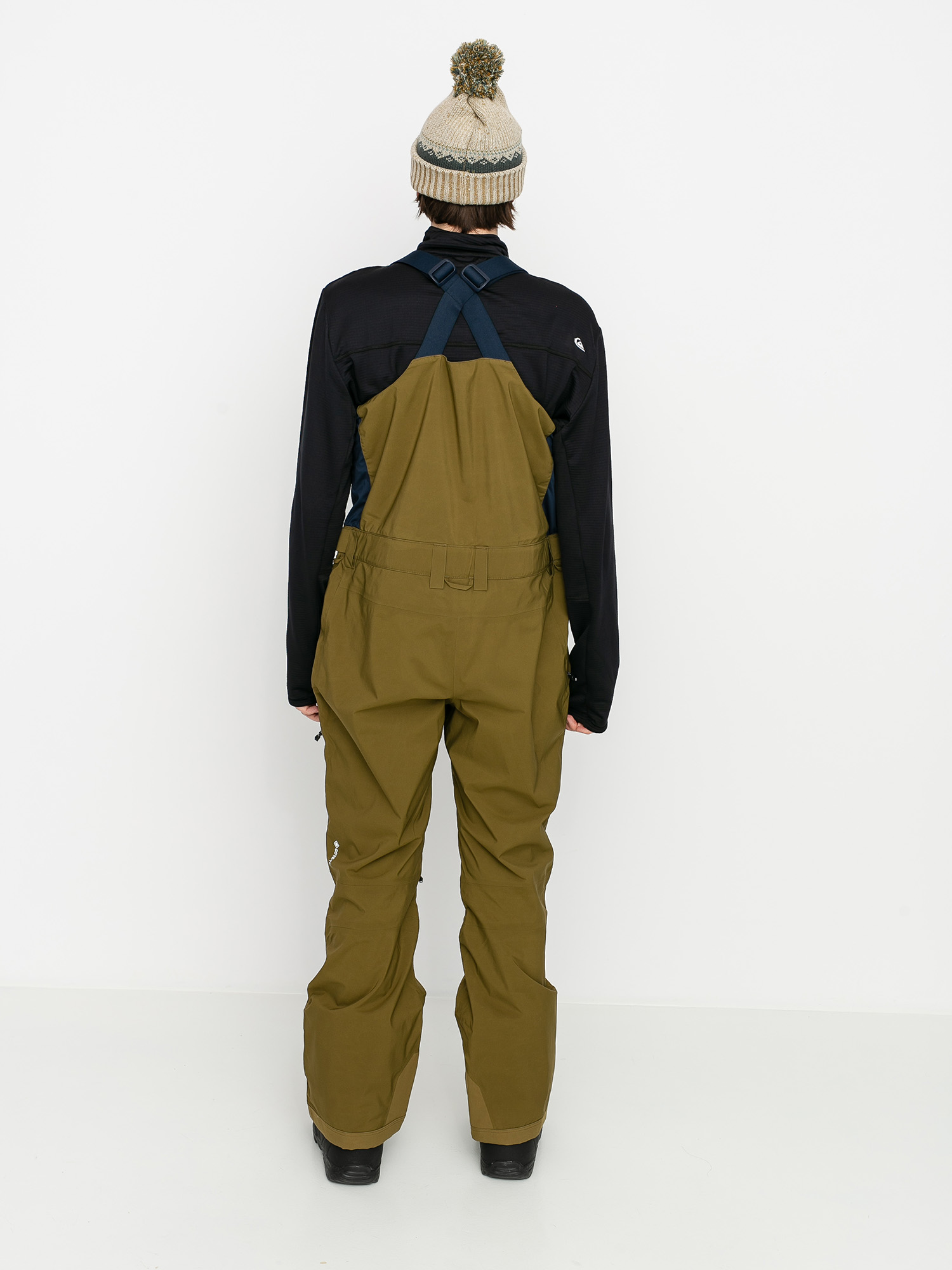 Męskie Spodnie snowboardowe Quiksilver Altostratus 2L Gore-Tex Bib (military olive)