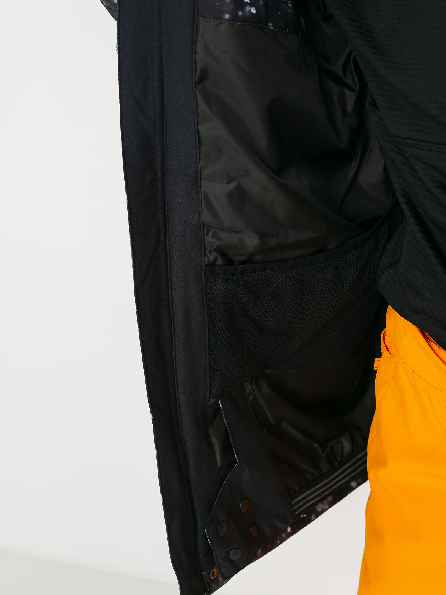 Męska Kurtka snowboardowa Quiksilver Mission Printed (true black woolflakes)
