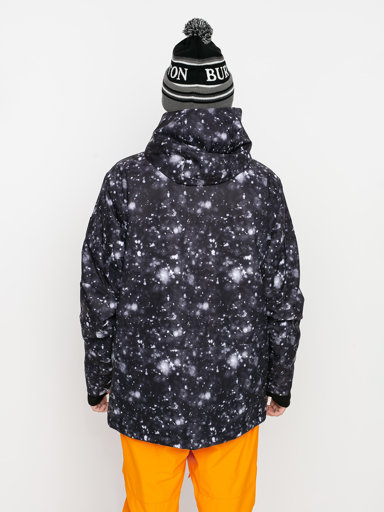 Męska Kurtka snowboardowa Quiksilver Mission Printed (true black woolflakes)