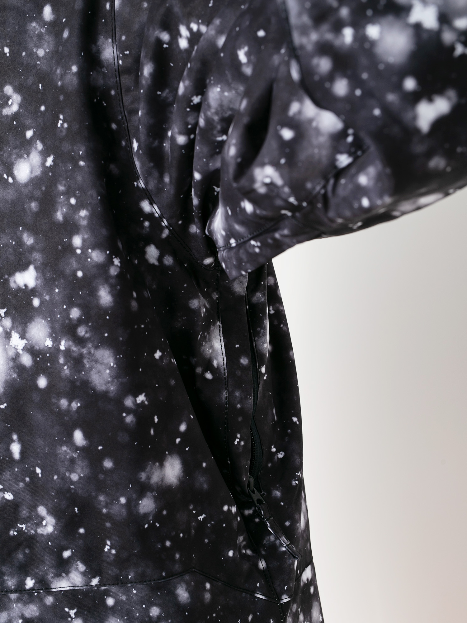Męska Kurtka snowboardowa Quiksilver Mission Printed (true black woolflakes)
