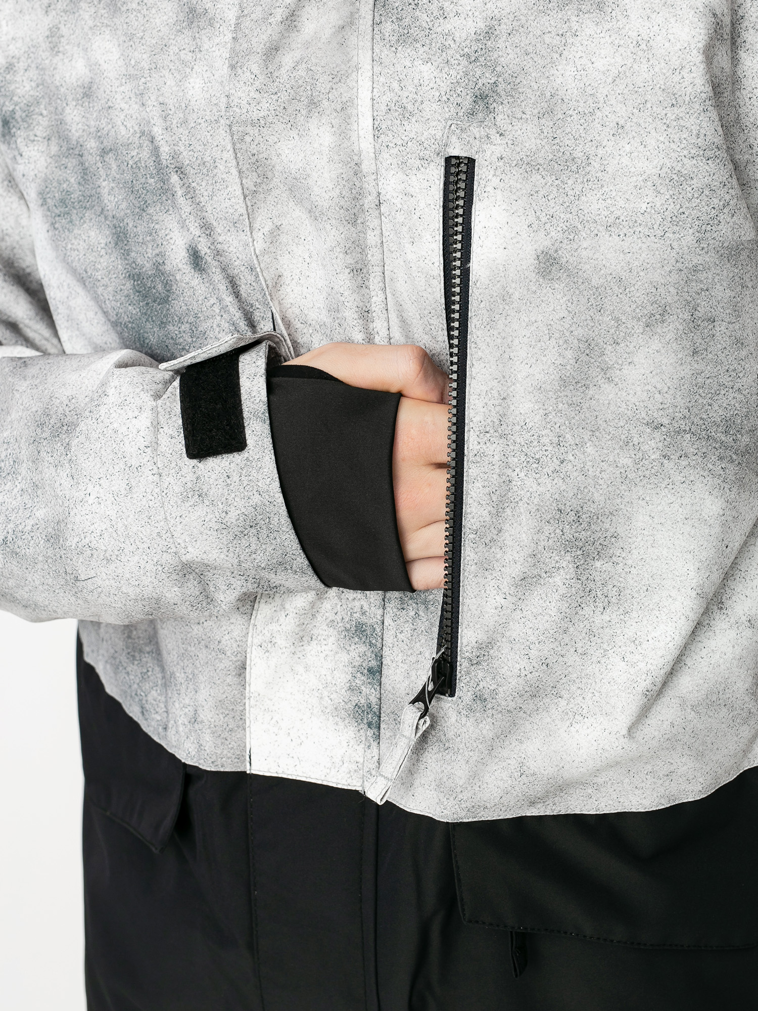 Męska Kurtka snowboardowa Quiksilver Mission Printed Block (iron gate x-posure)