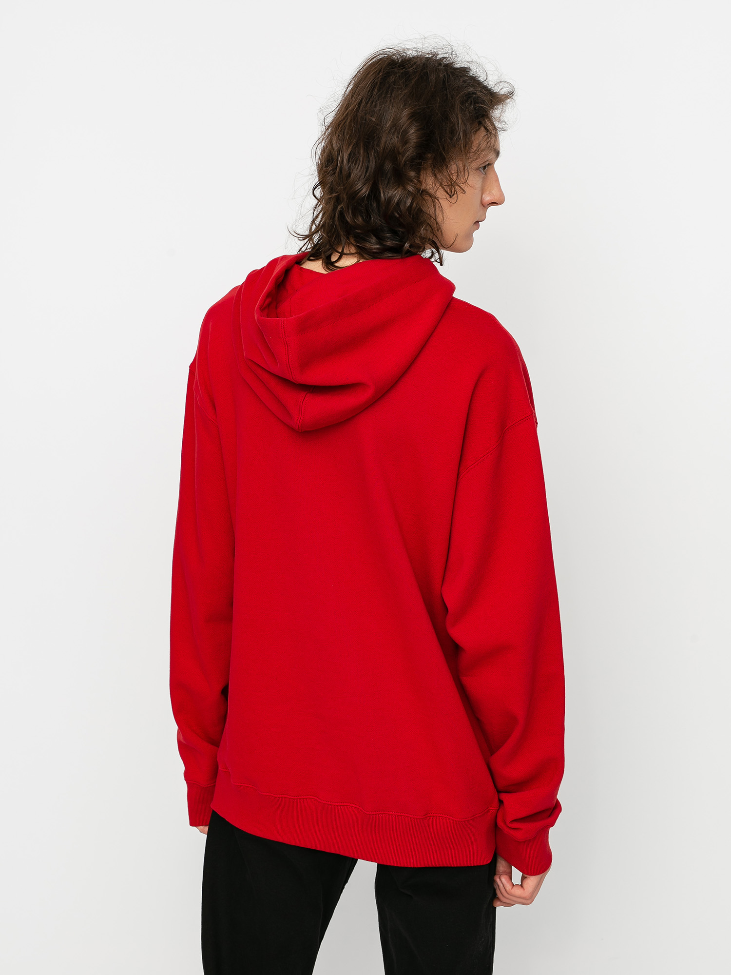Bluza z kapturem RVCA X Baker HD (bright red)