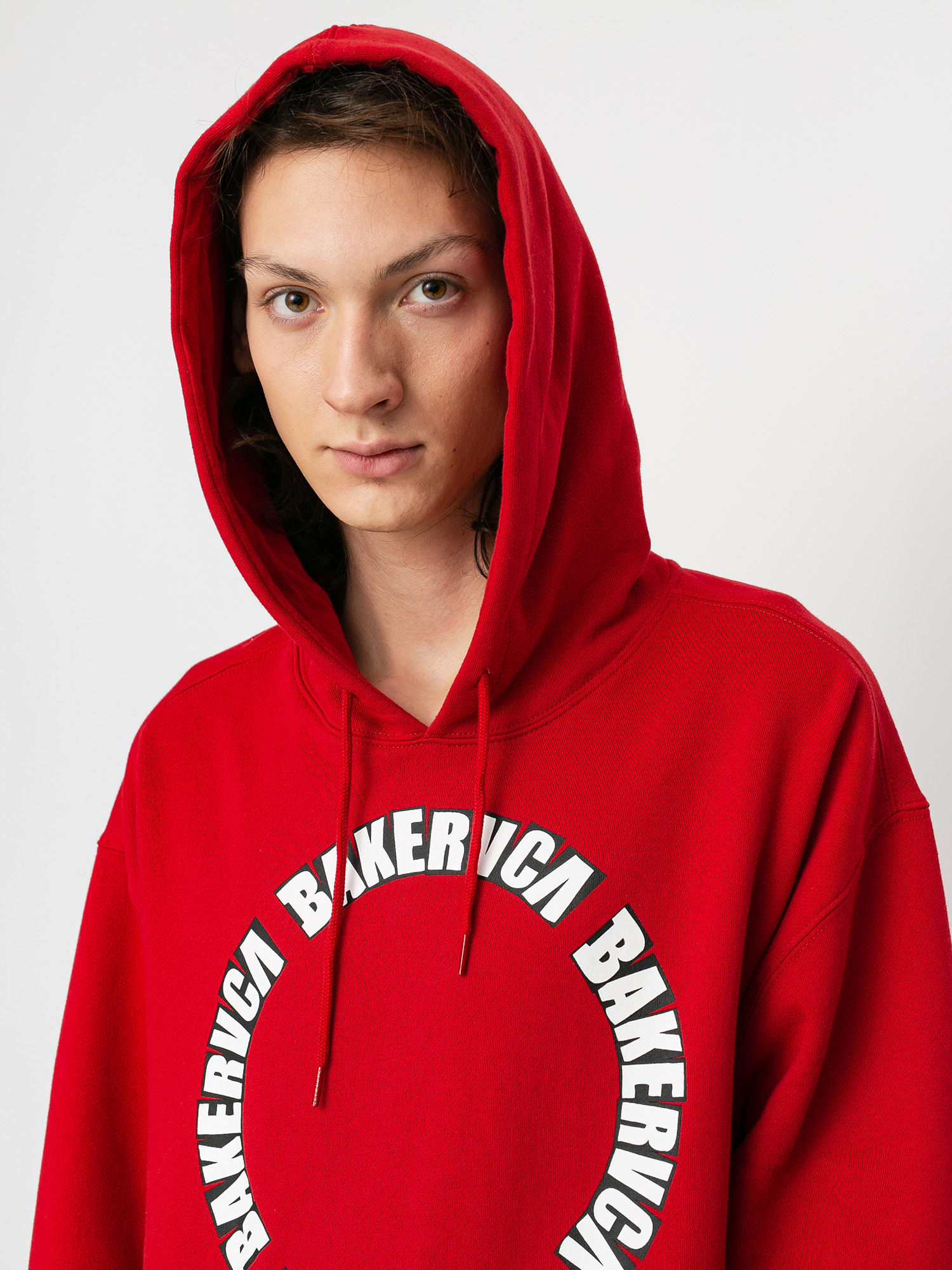 Bluza z kapturem RVCA X Baker HD (bright red)
