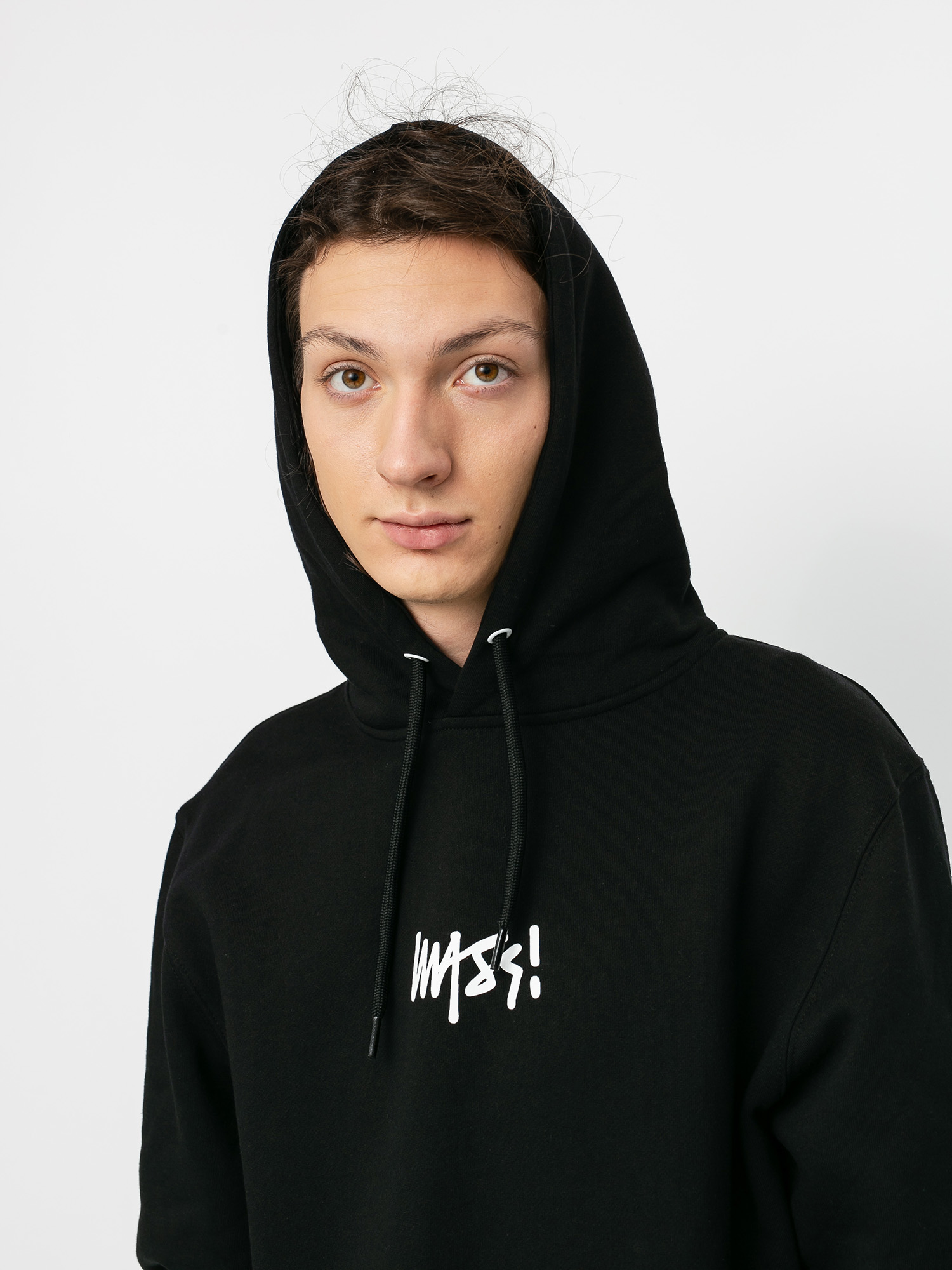 Bluza z kapturem MassDnm Signature Small Logo HD (black)