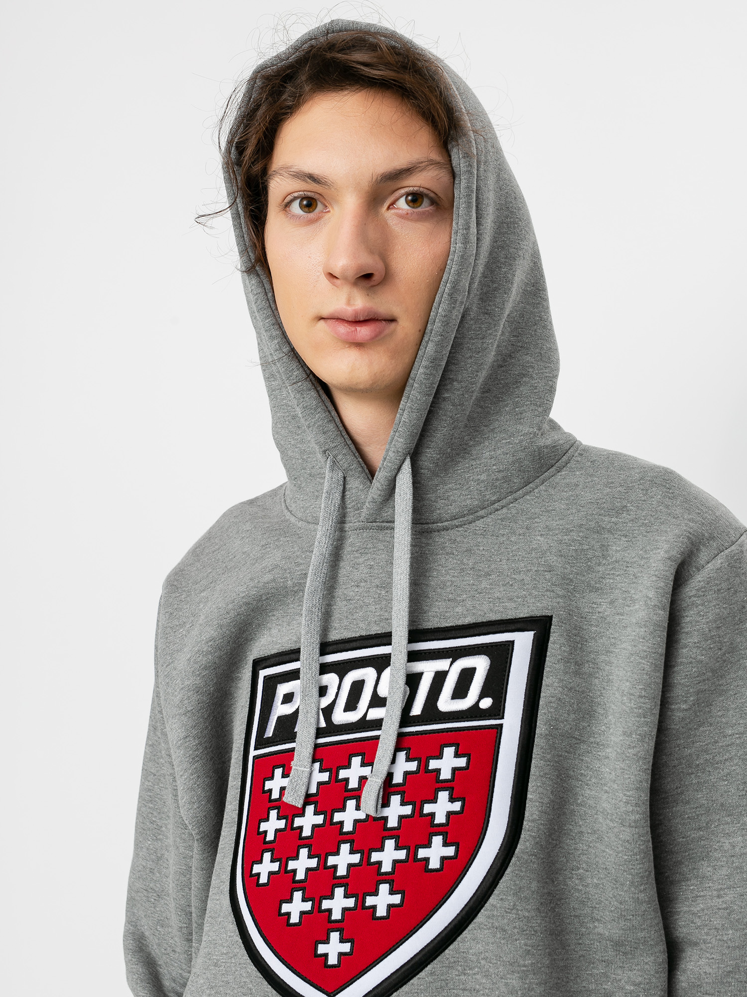 Bluza z kapturem Prosto Prot HD (grey)