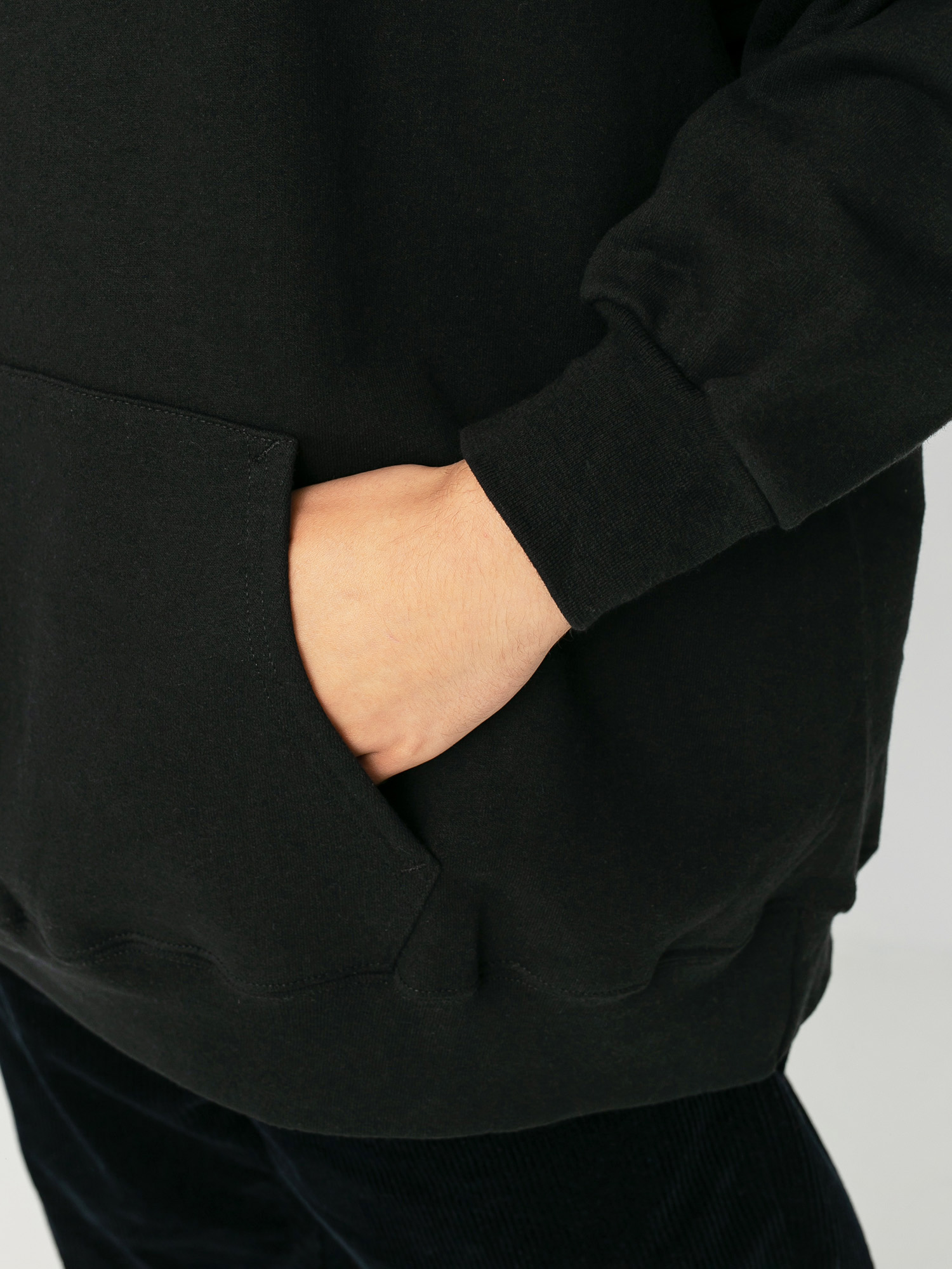 Bluza z kapturem Thrasher Flame HD (black)