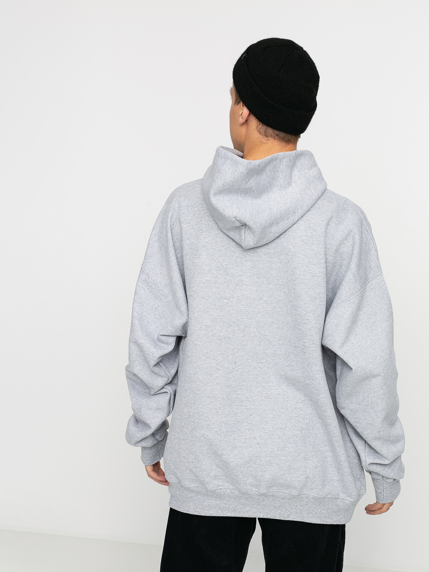 Bluza z kapturem Thrasher Flame HD (grey)