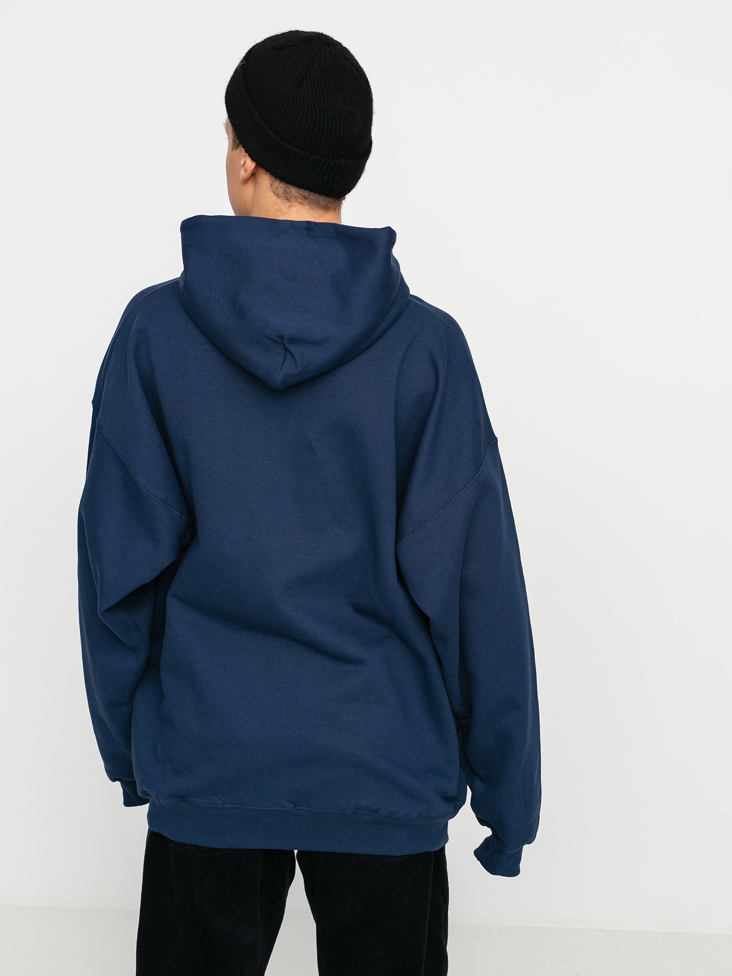 Bluza z kapturem Thrasher Flame HD (navy)