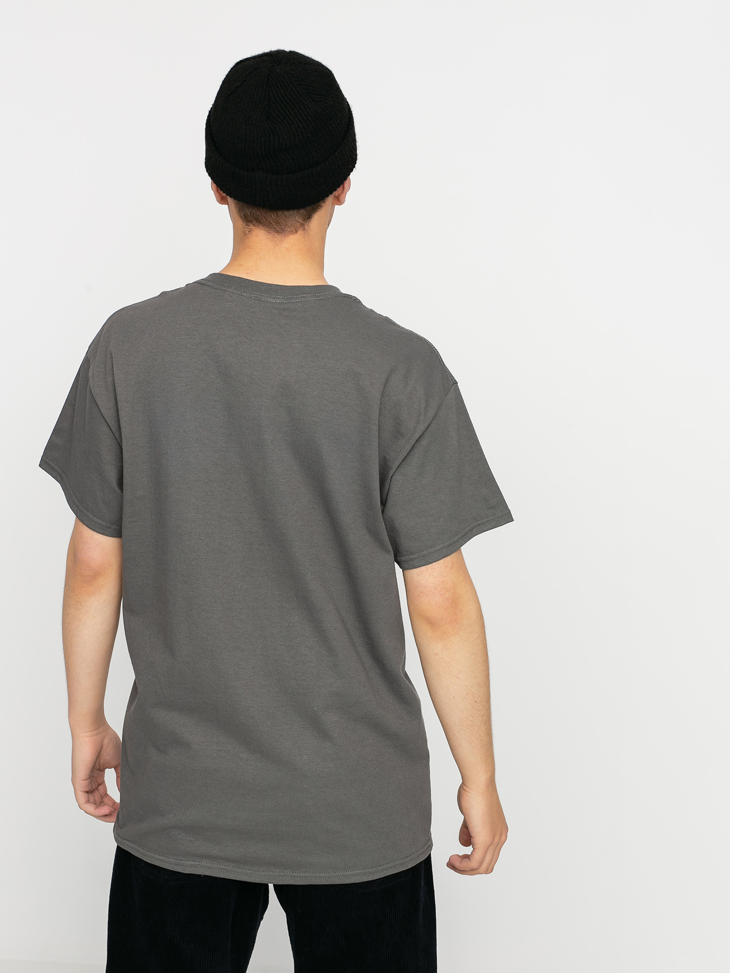 T-shirt Thrasher Flame Logo (charcoal grey)