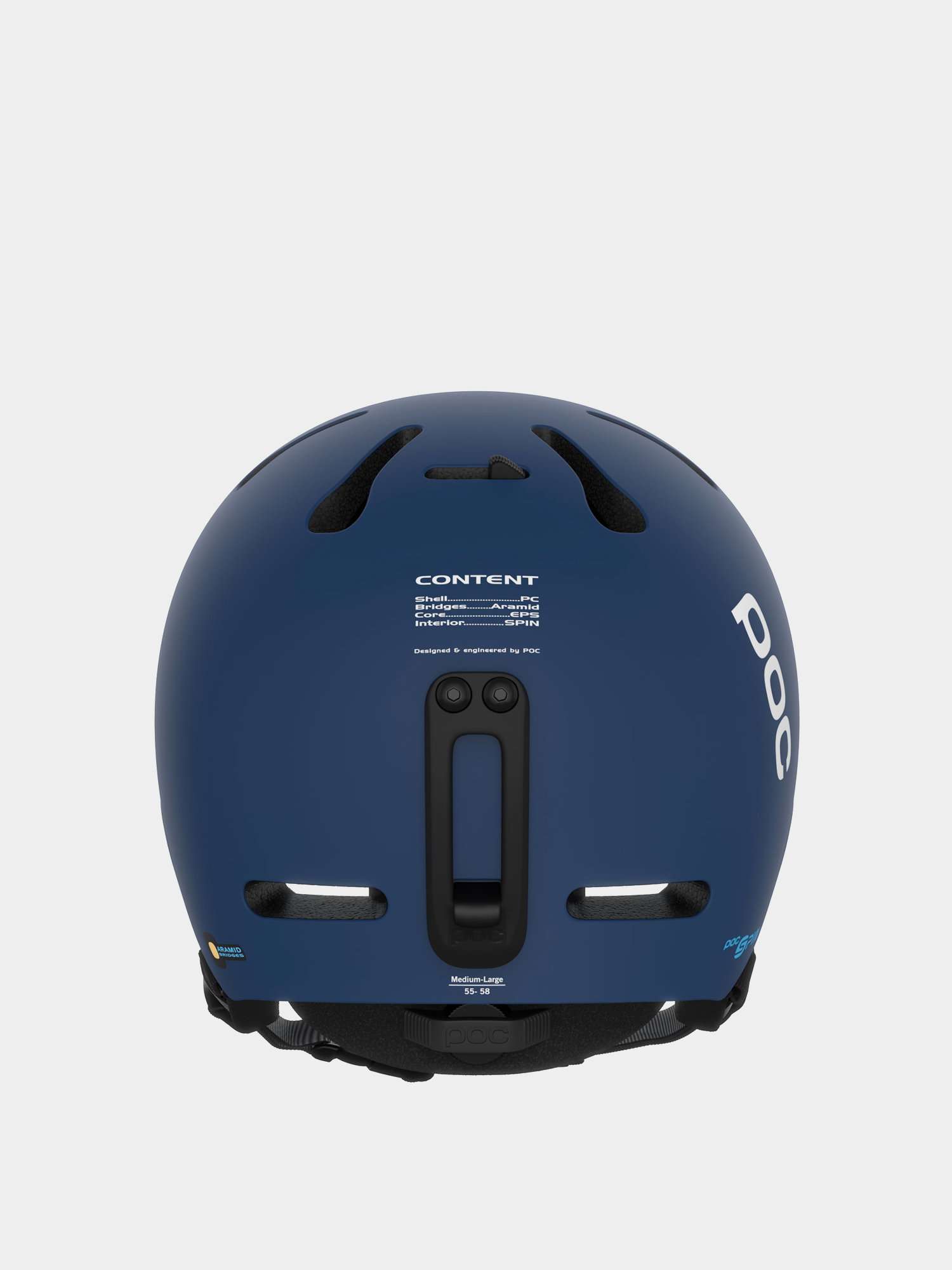 Męski Kask POC Fornix Spin (lead blue)
