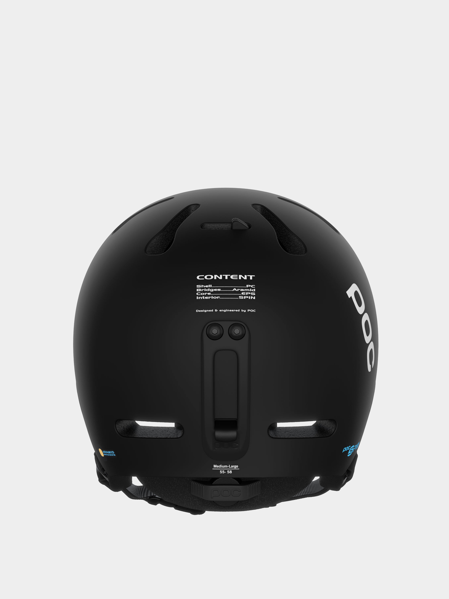 Męski Kask POC Fornix Spin (uranium black)