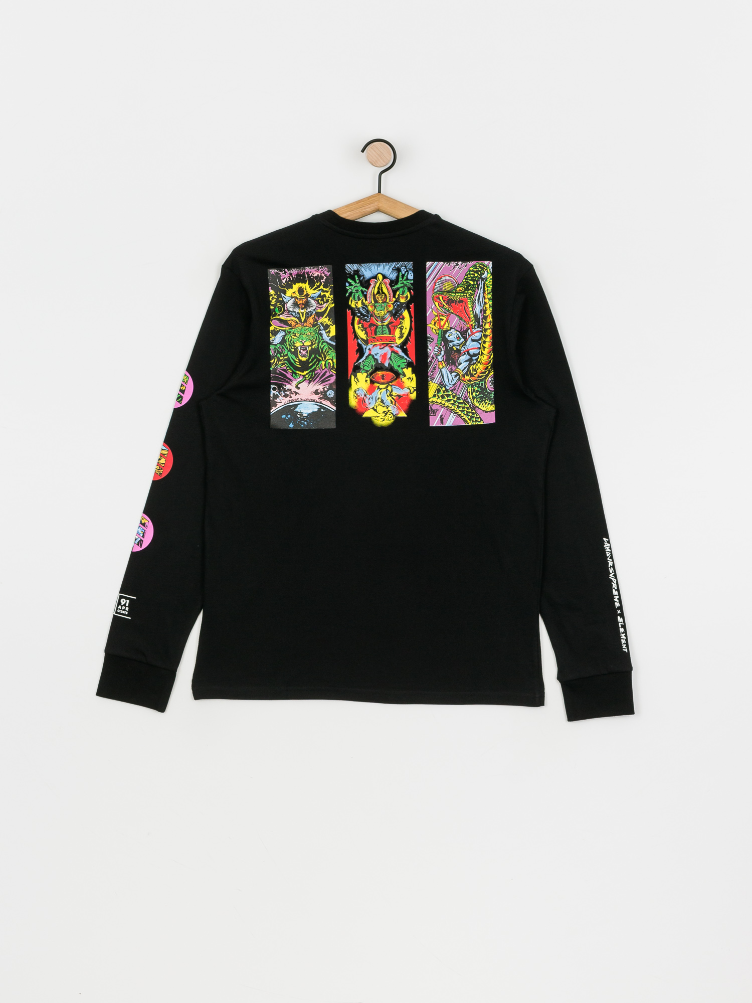 Longsleeve Element Triple (flint black)