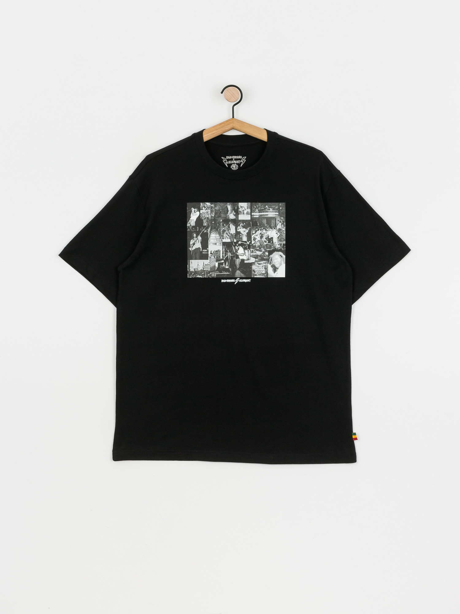 T-shirt Element Collage (flint black)