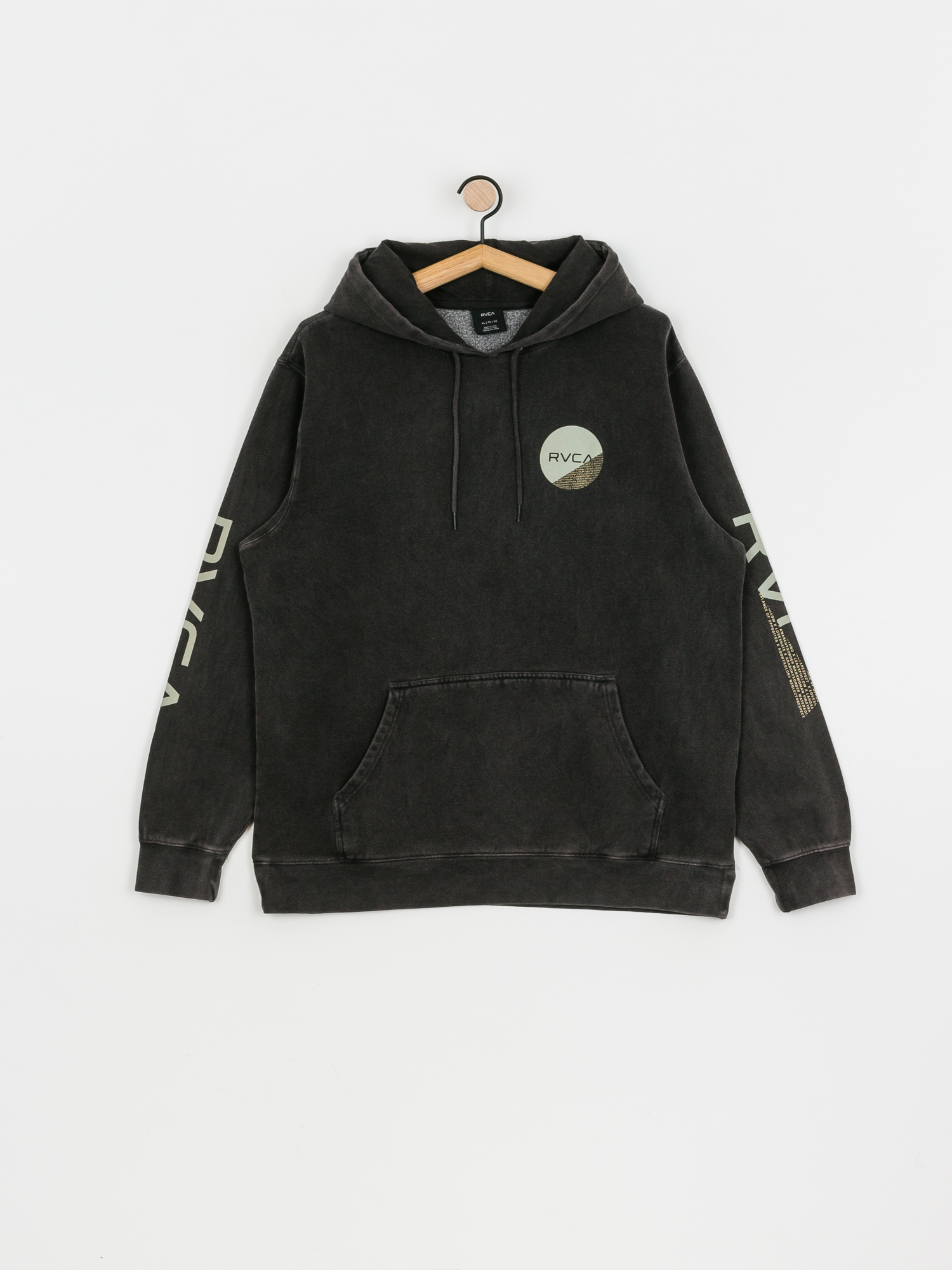 Bluza z kapturem RVCA Fraction HD (black)