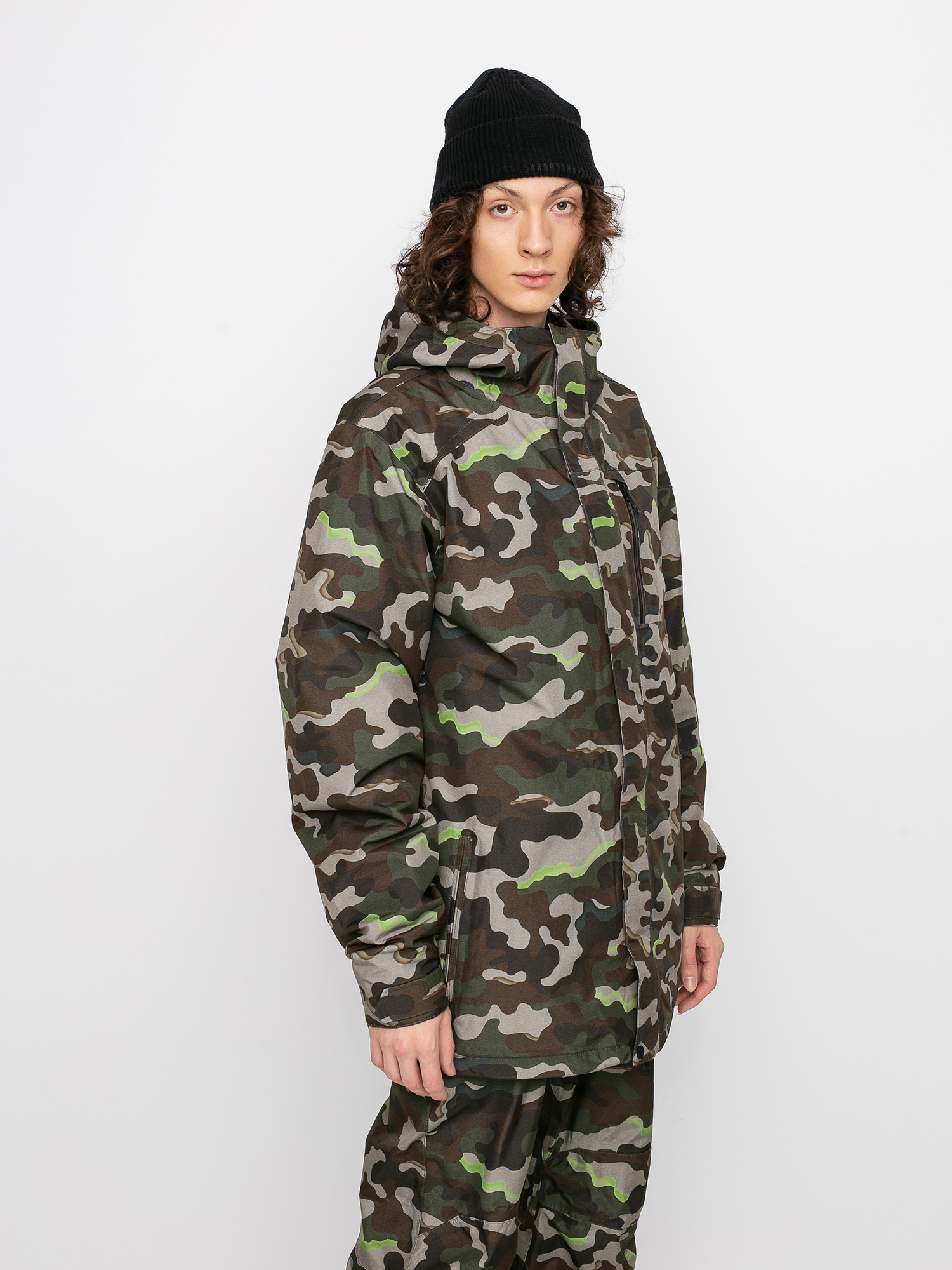 Męska Kurtka snowboardowa Volcom L Ins Gore Tex (army)