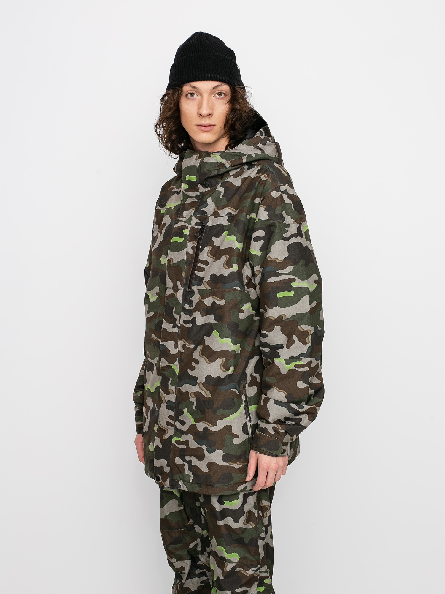 Męska Kurtka snowboardowa Volcom L Ins Gore Tex (army)