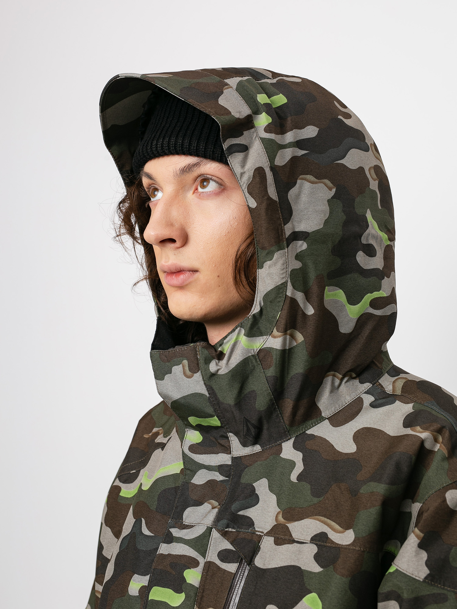 Męska Kurtka snowboardowa Volcom L Ins Gore Tex (army)