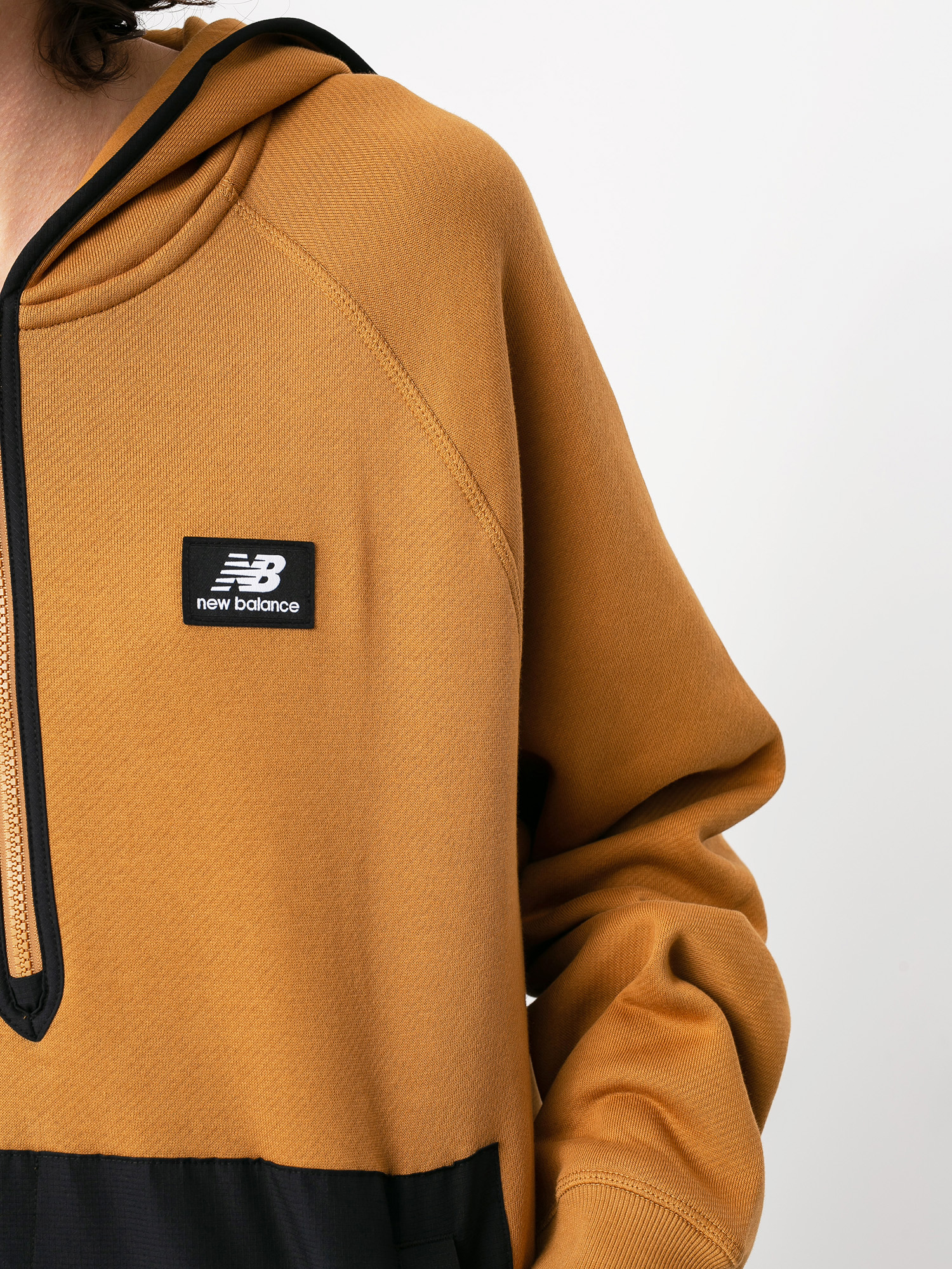 Bluza z kapturem New Balance Terrain HD (brown)