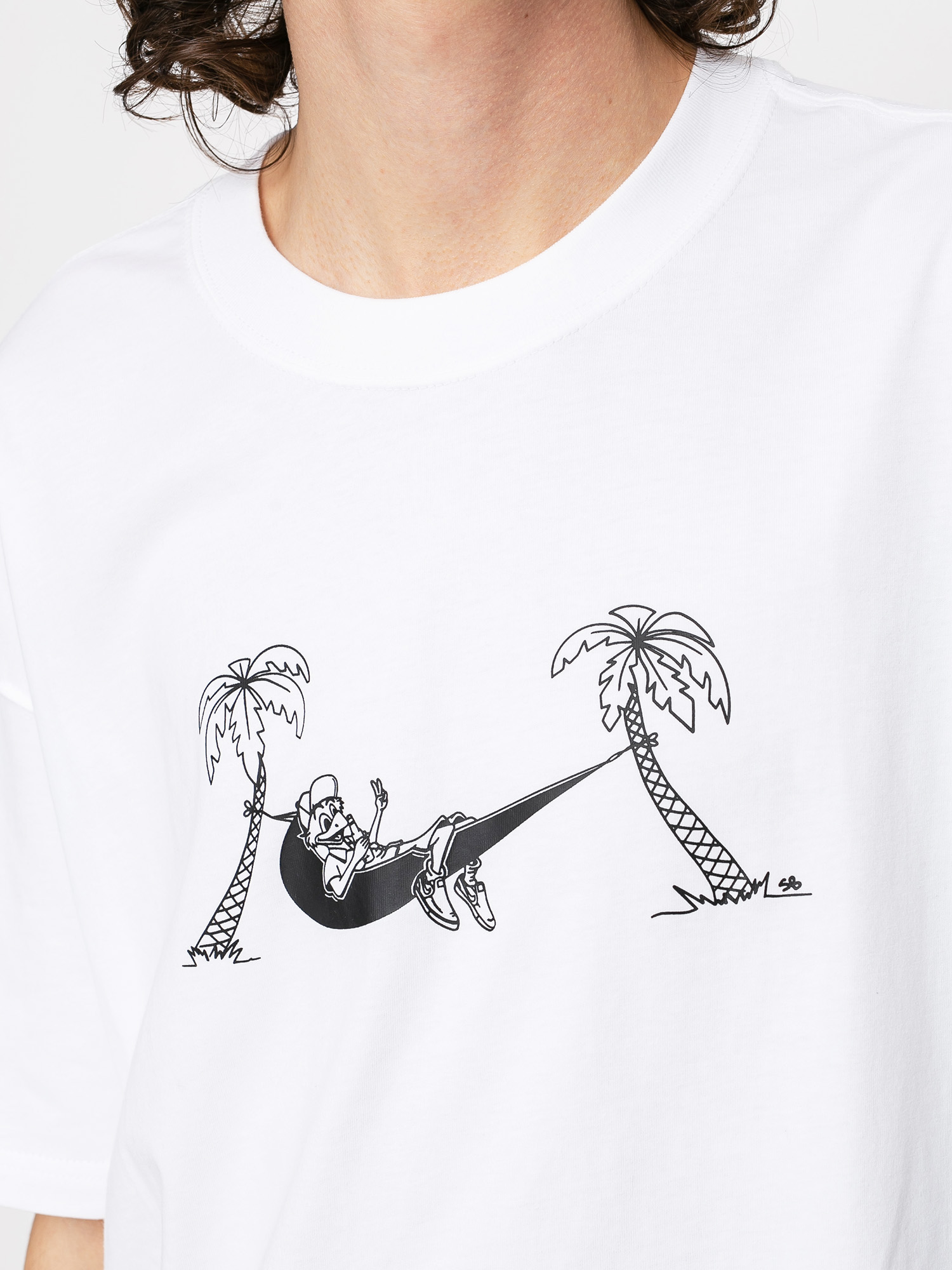 T-shirt Nike SB Hammock (white/black)