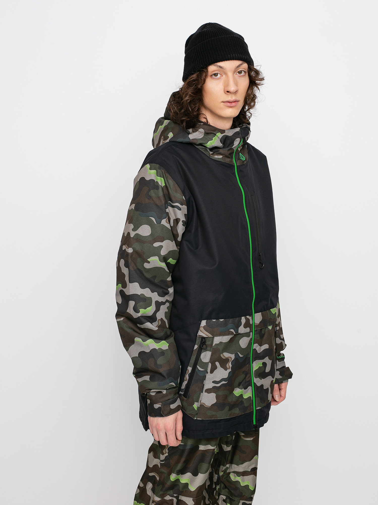 Męska Kurtka snowboardowa Volcom Deadlystones Ins (army)