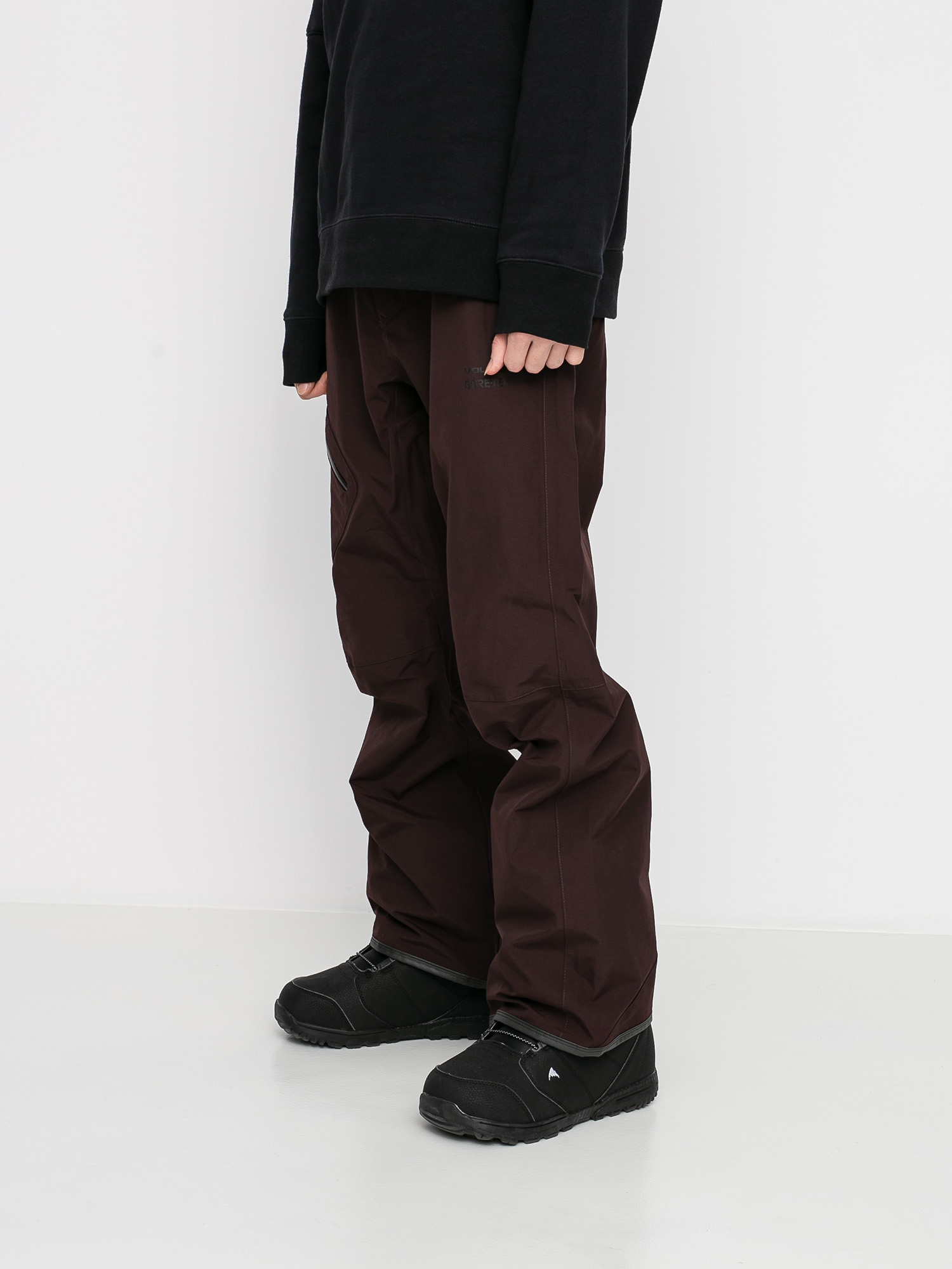 Męskie Spodnie snowboardowe Volcom L Gore Tex (black red)