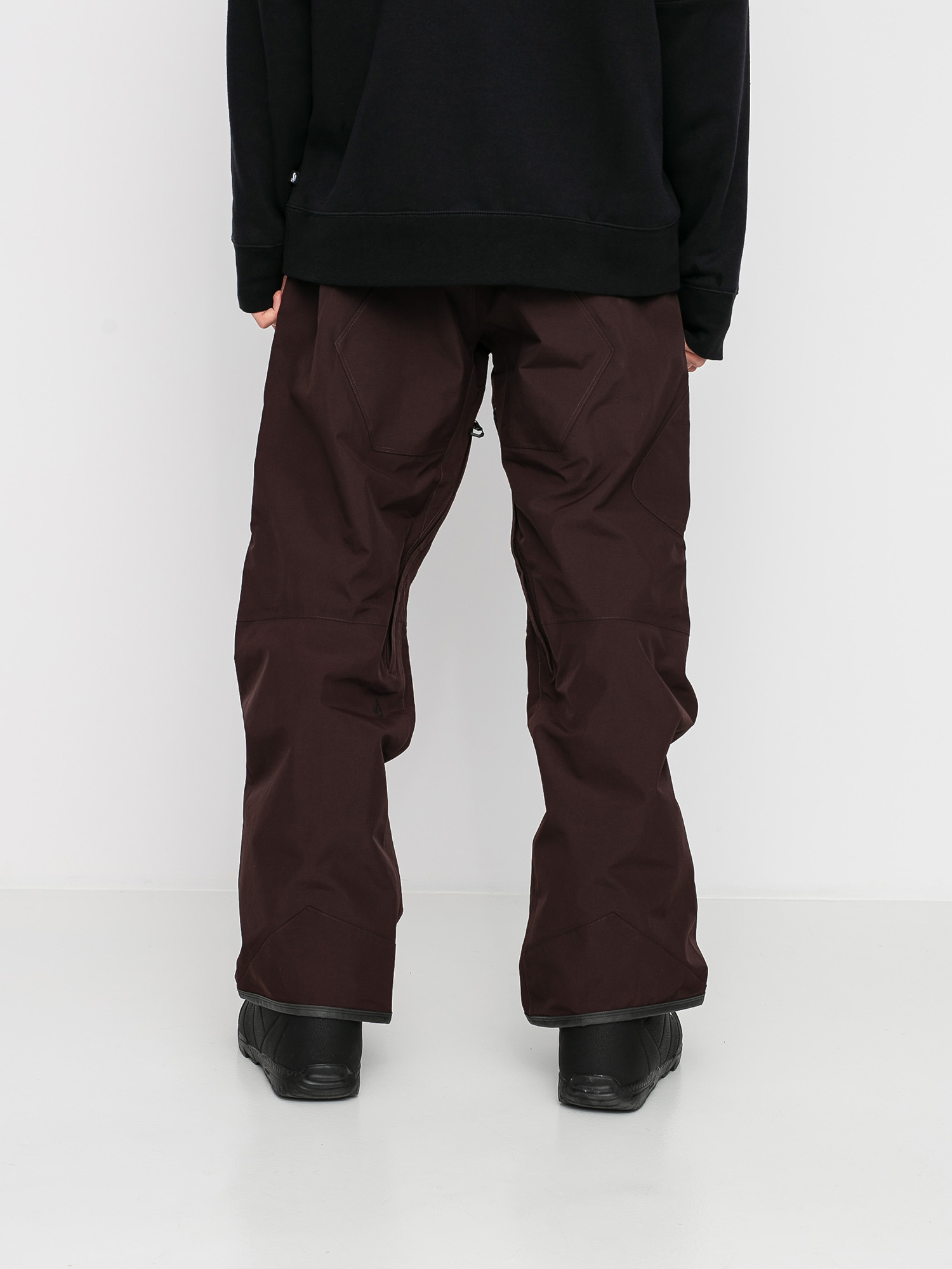 Męskie Spodnie snowboardowe Volcom L Gore Tex (black red)