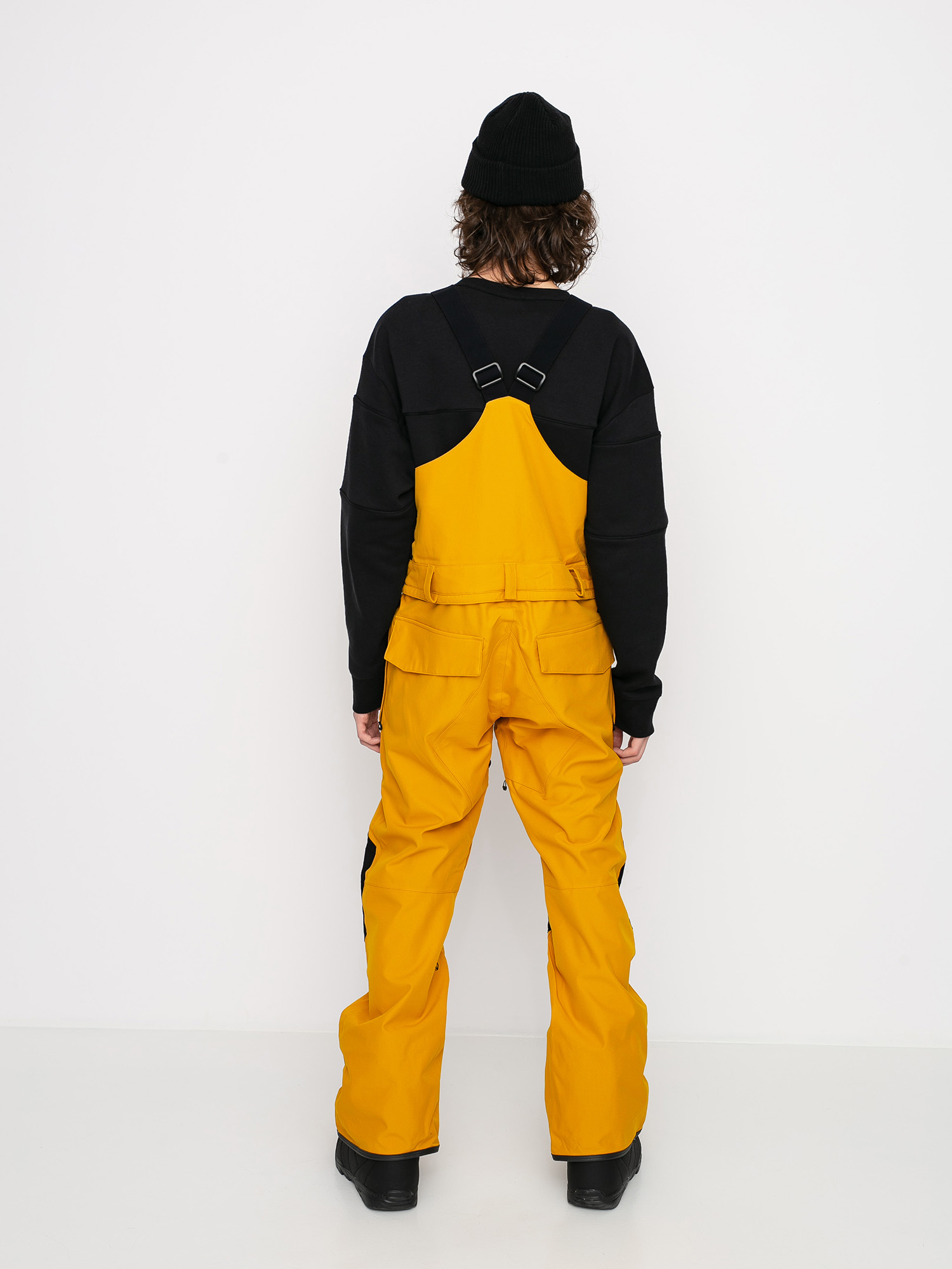 Męskie Spodnie snowboardowe Volcom Roan Bib Overall (resin gold)