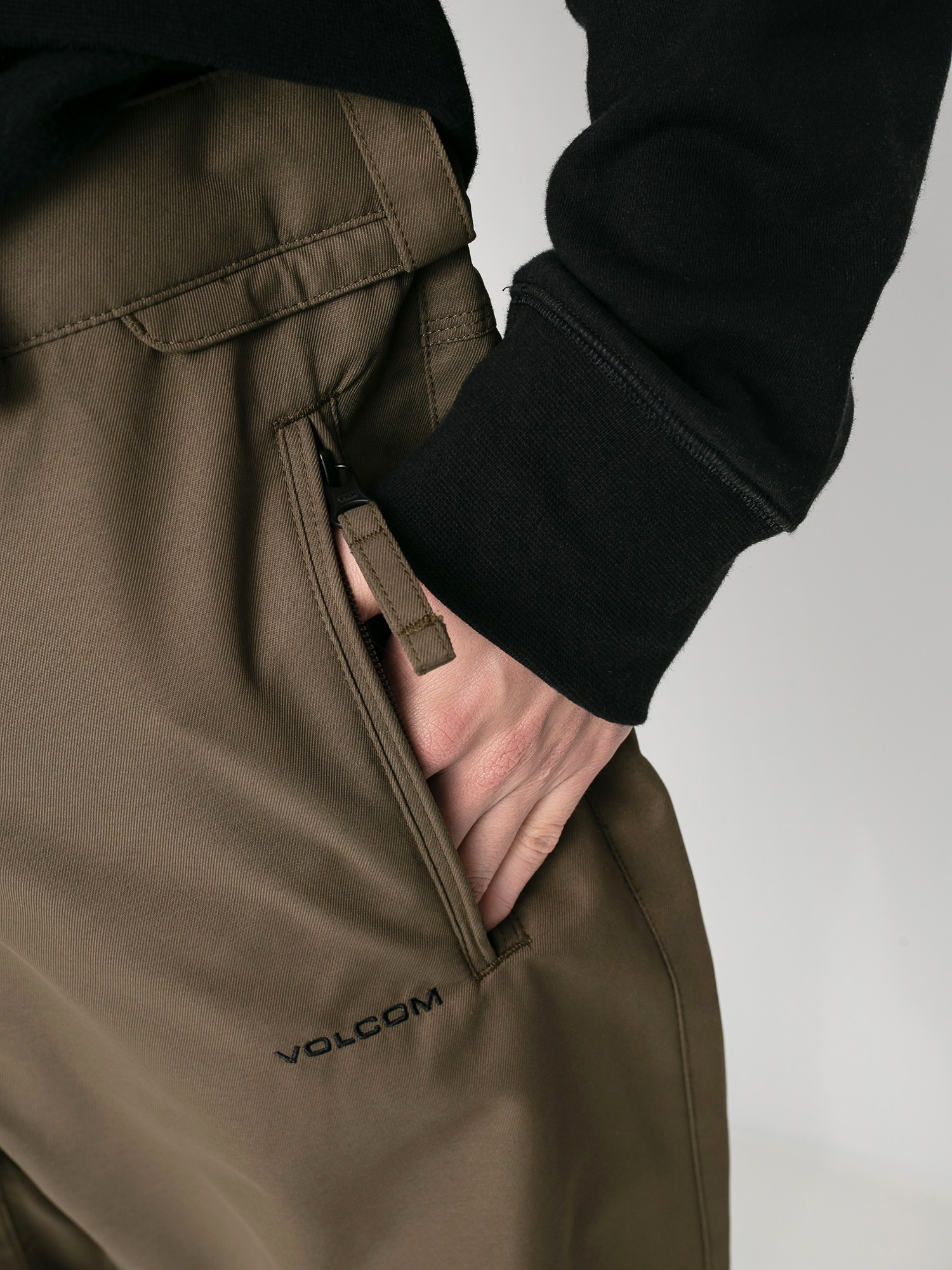 Męskie Spodnie snowboardowe Volcom V Co Hunter (dark teak)
